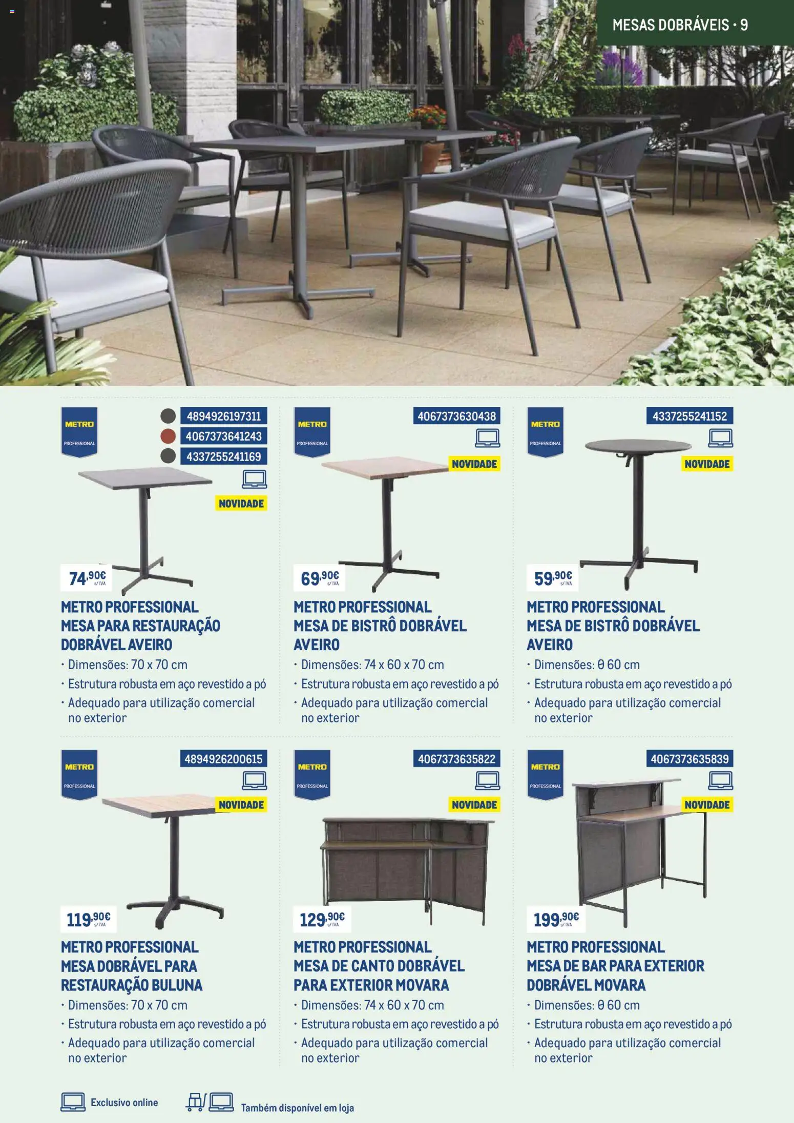 Makro Prepare o seu negócio para o bom tempo com 10desconto │ válido de 01.03.2026 | Página: 9 | Produtos: Pó, Mesa