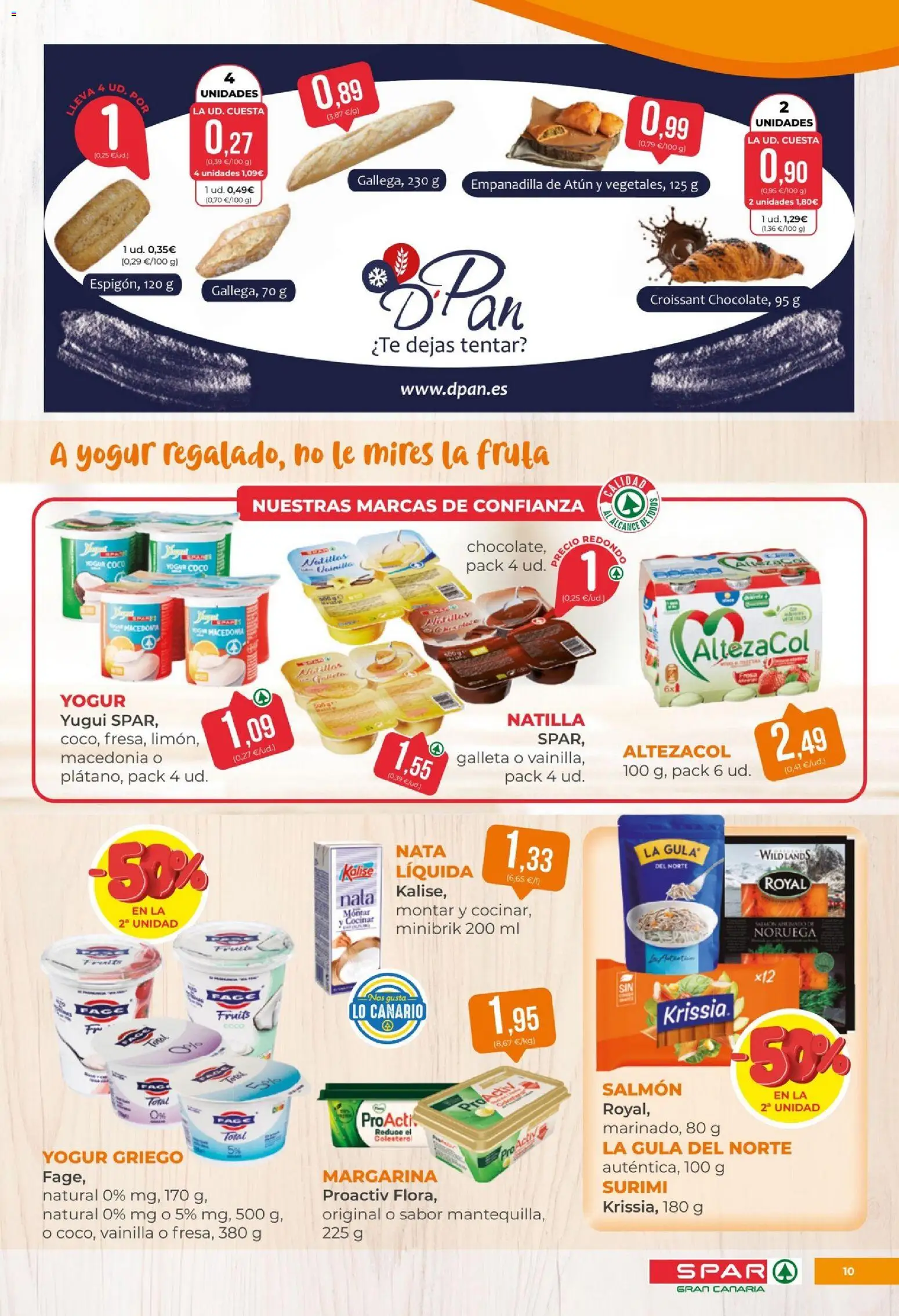 Spar - folleto │ válido desde el 14.11.2025 | Página: 10 | Productos: Μαγειρική εστία, Τυρόπιτα, Croissant, Margarina