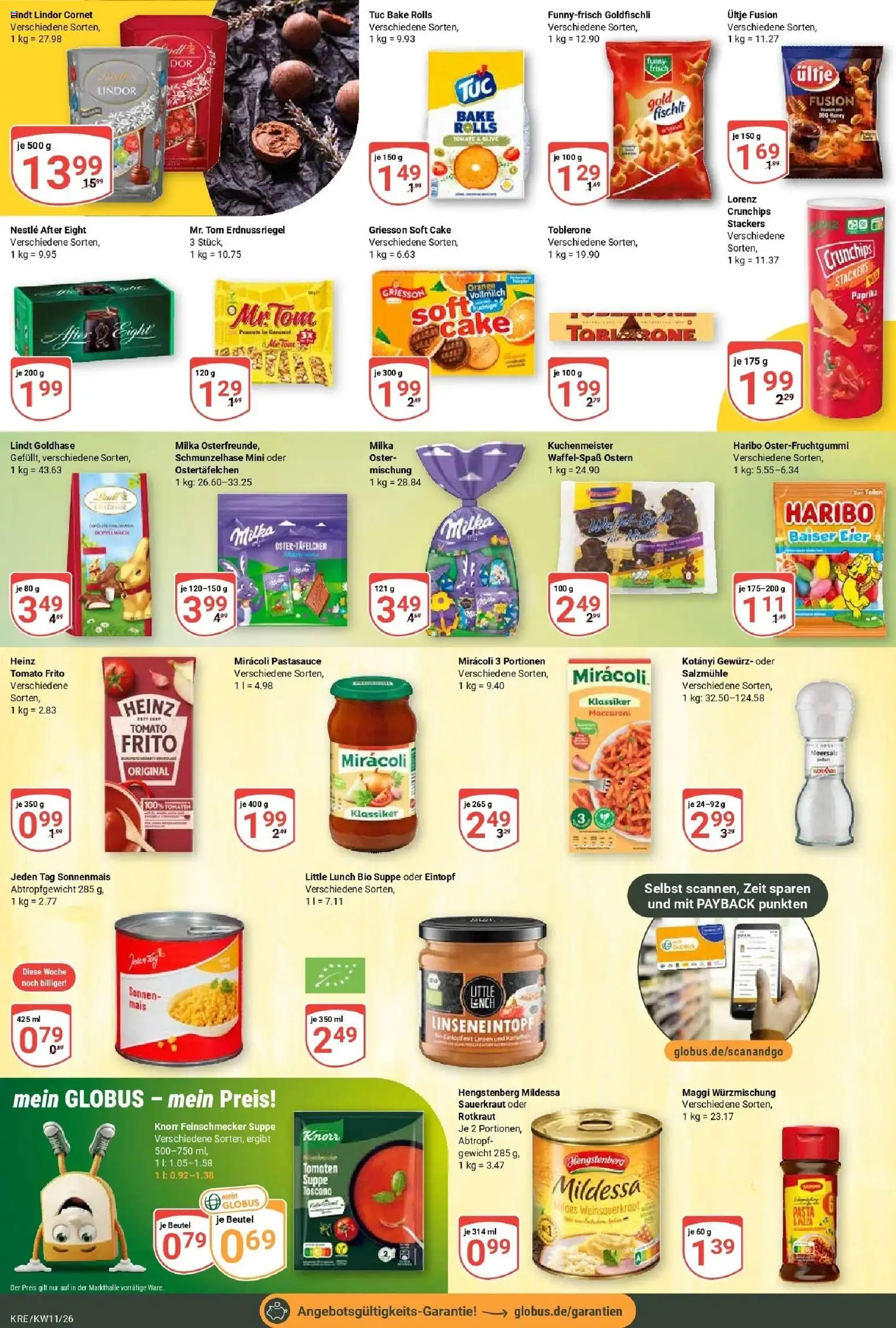 Globus prospekt Krefeld	 – gültig ab 09.03.2026 | Seite: 12 | Produkte: Haribo, Tomaten, Knorr, Paprika