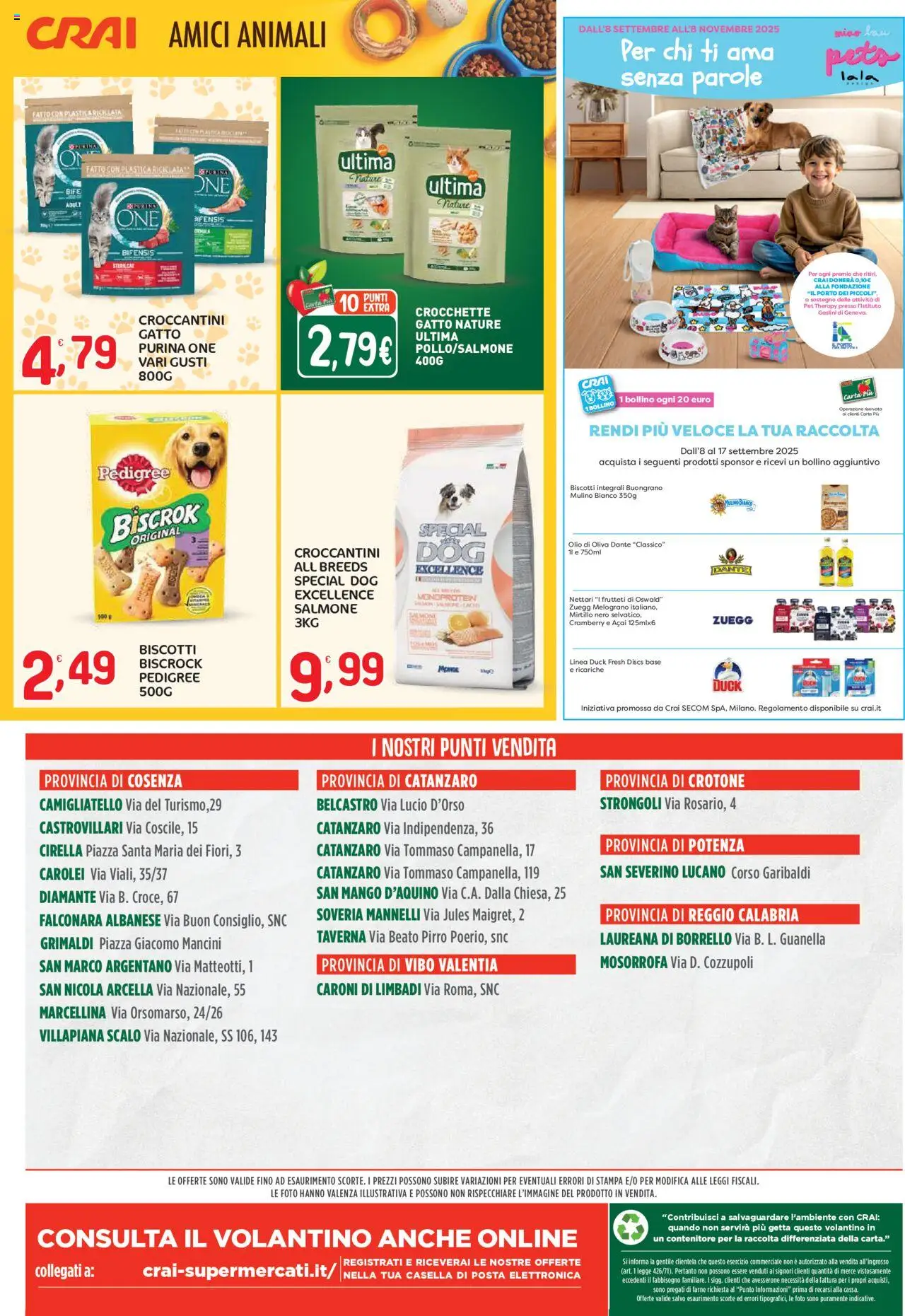 Volantino CRAI del 04.09.2025 | Pagina: 12 | Prodotti: Salmone, Biscotti, Contenitore, Olio di Oliva