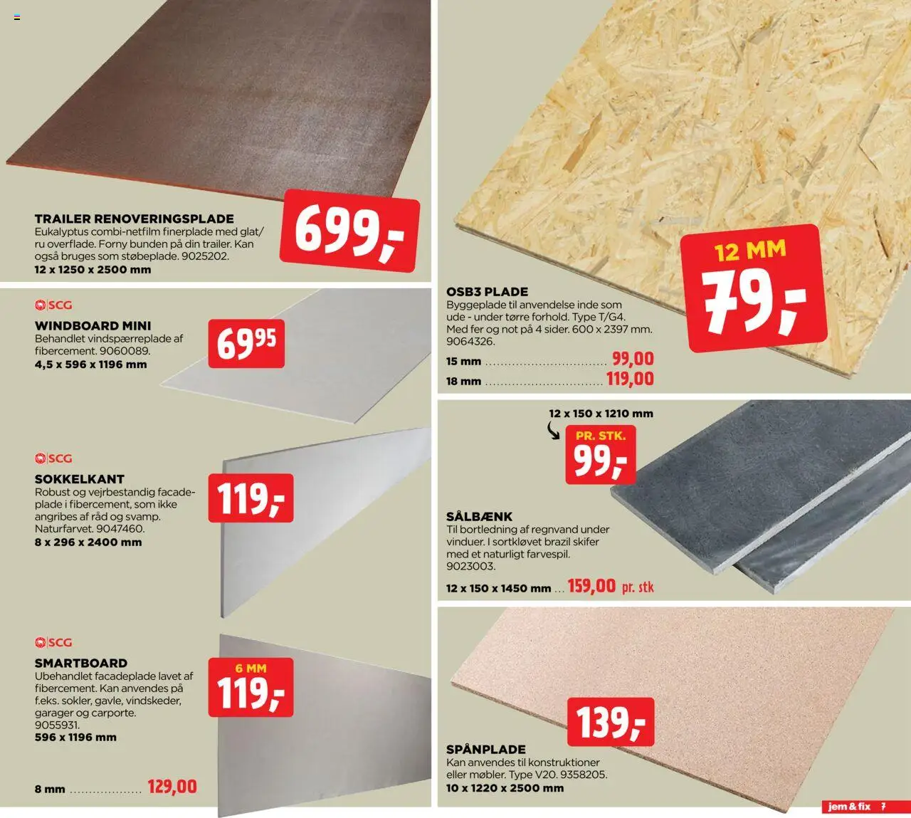 Jem & fix tilbudsavis – gyldig fra 28.09.2025 | Side: 7 | Produkter: Søm