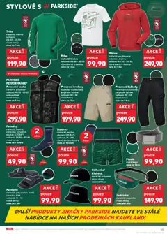 Pracovní kalhoty, materiál: recyklovaný polyester, bavlna velikosti: 48-58 různé barvy cena za 1 kus od 20.08.2025 | Strana: 55