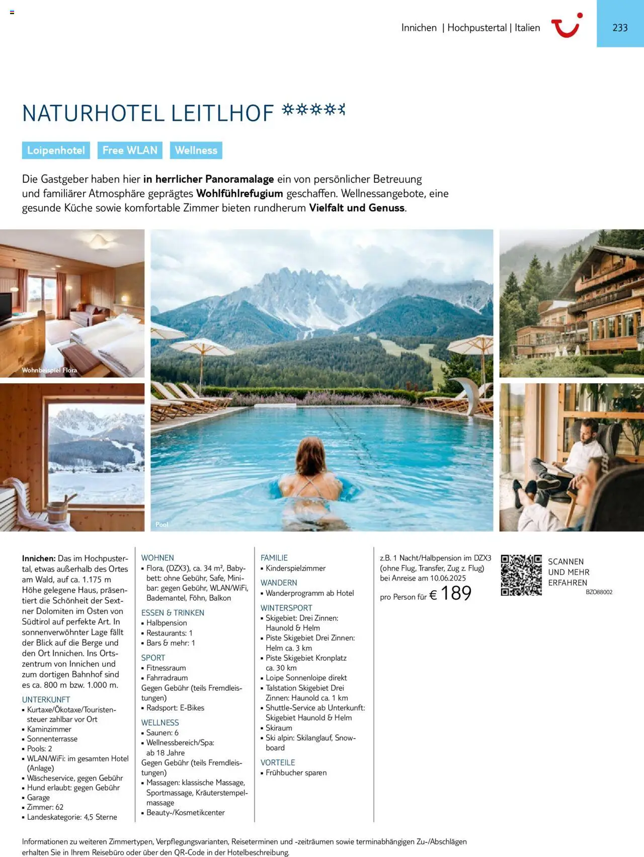 TUI Prospekt 	 – gültig ab 01.11.2024 | Seite: 233 | Produkte: Bett, Küche, Ski