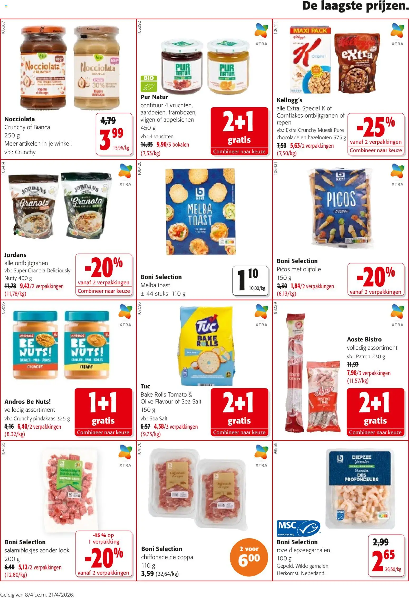 {H1} | Pagina: 8 | Producten: Olijfolie, Muesli, Repen, Chocolade