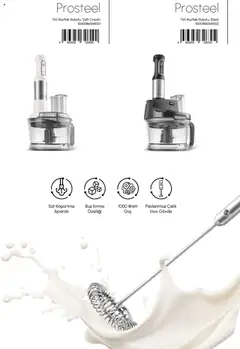 04.09.2025 tarihinden itibaren geçerli olan Karaca kataloğu önizlemesi | Sayfa: 31 | Ürünler: Süt