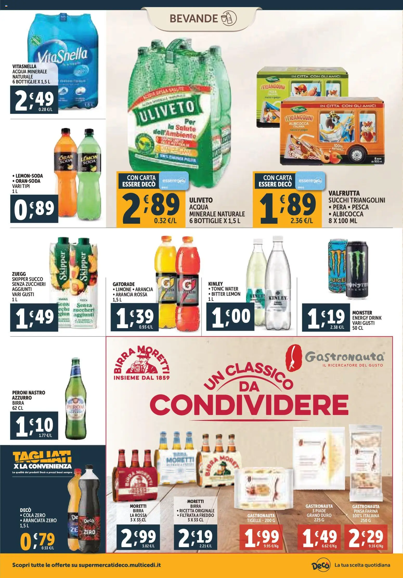 Volantino Decò del 20.11.2025 | Pagina: 16 | Prodotti: Succo, Acqua, Farina, Pera