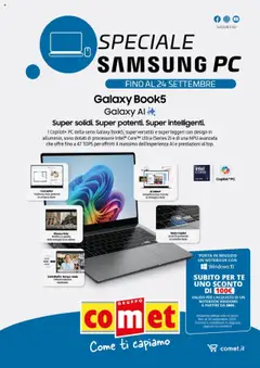 Anteprima del volantino Comet  Samsung IT catalogo valido a partire dal 15.09.2025