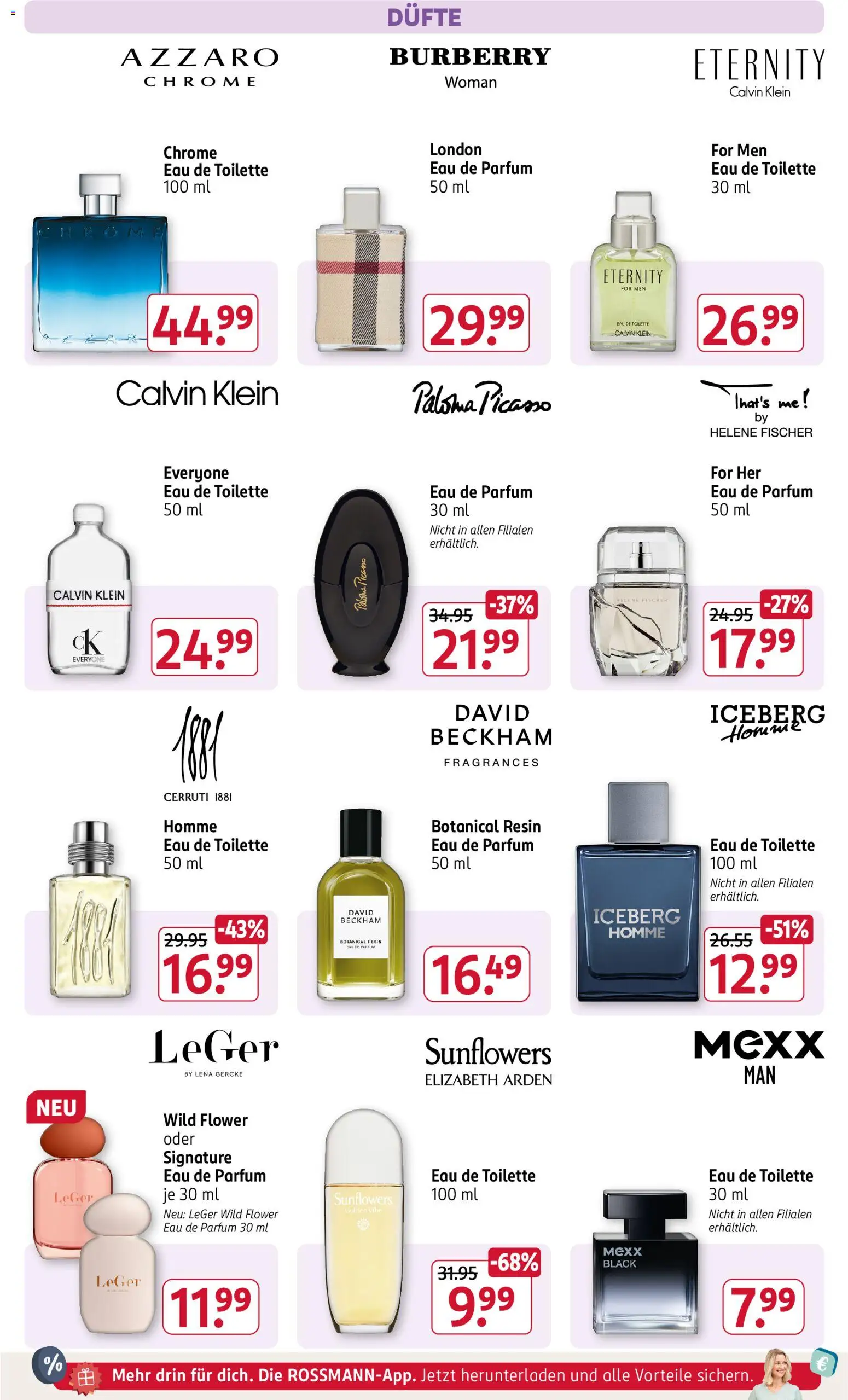 Rossmann - Black Friday – gültig ab 24.11.2025 | Seite: 4 | Produkte: Toilette, Parfüm, Eau de Toilette, Eau de Parfum
