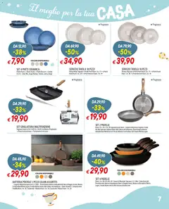 Anteprima del volantino Famila Casalingo catalogo valido a partire dal 12.02.2026 | Pagina: 7 | Prodotti: Piatto, Alluminio, Ciotola, Batteria