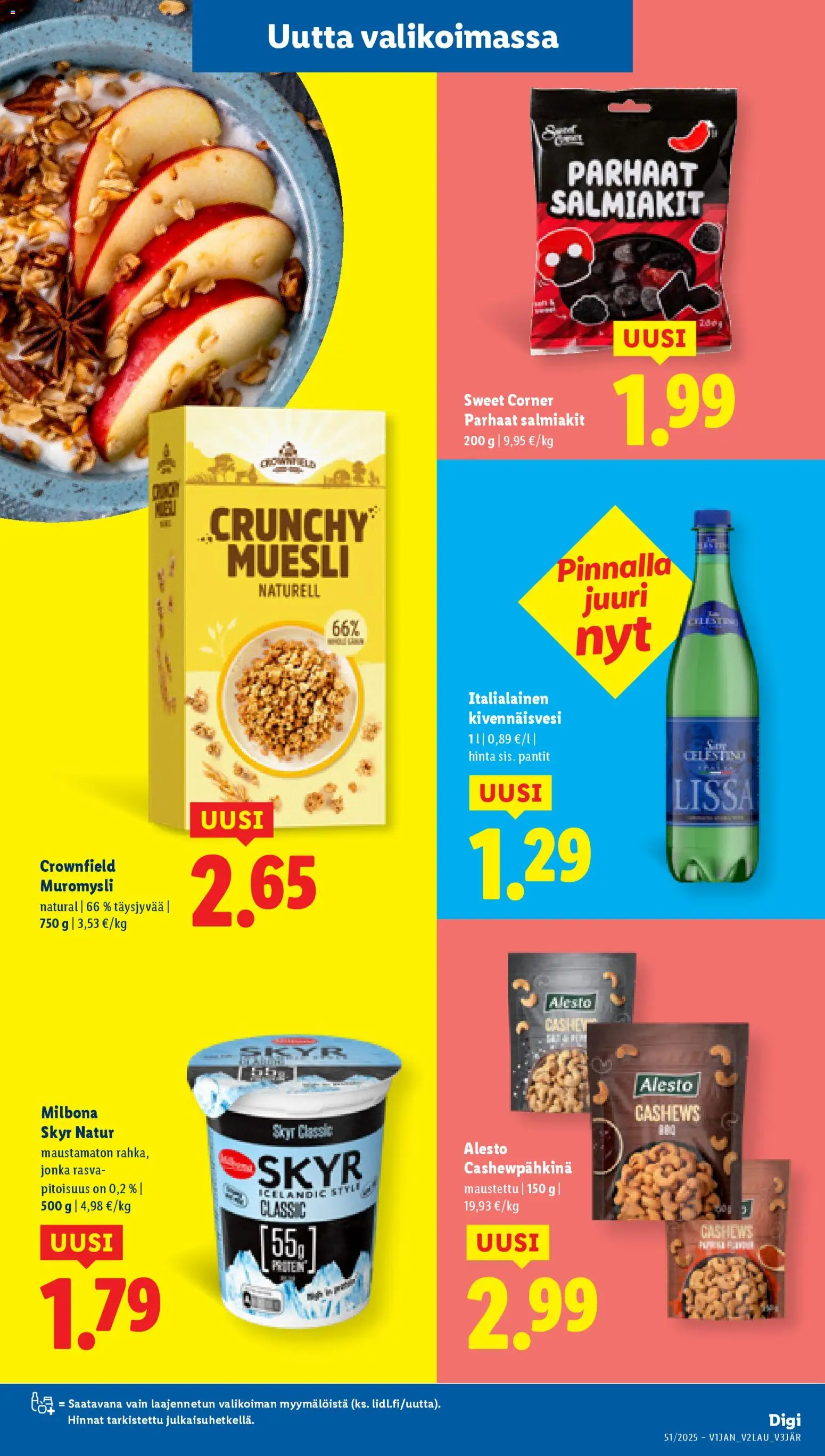 Lidl tarjoukset - Helsinki – voimassa 18.12.2025 alkaen | Sivu: 21 | Tuotteet: Kivennäisvesi