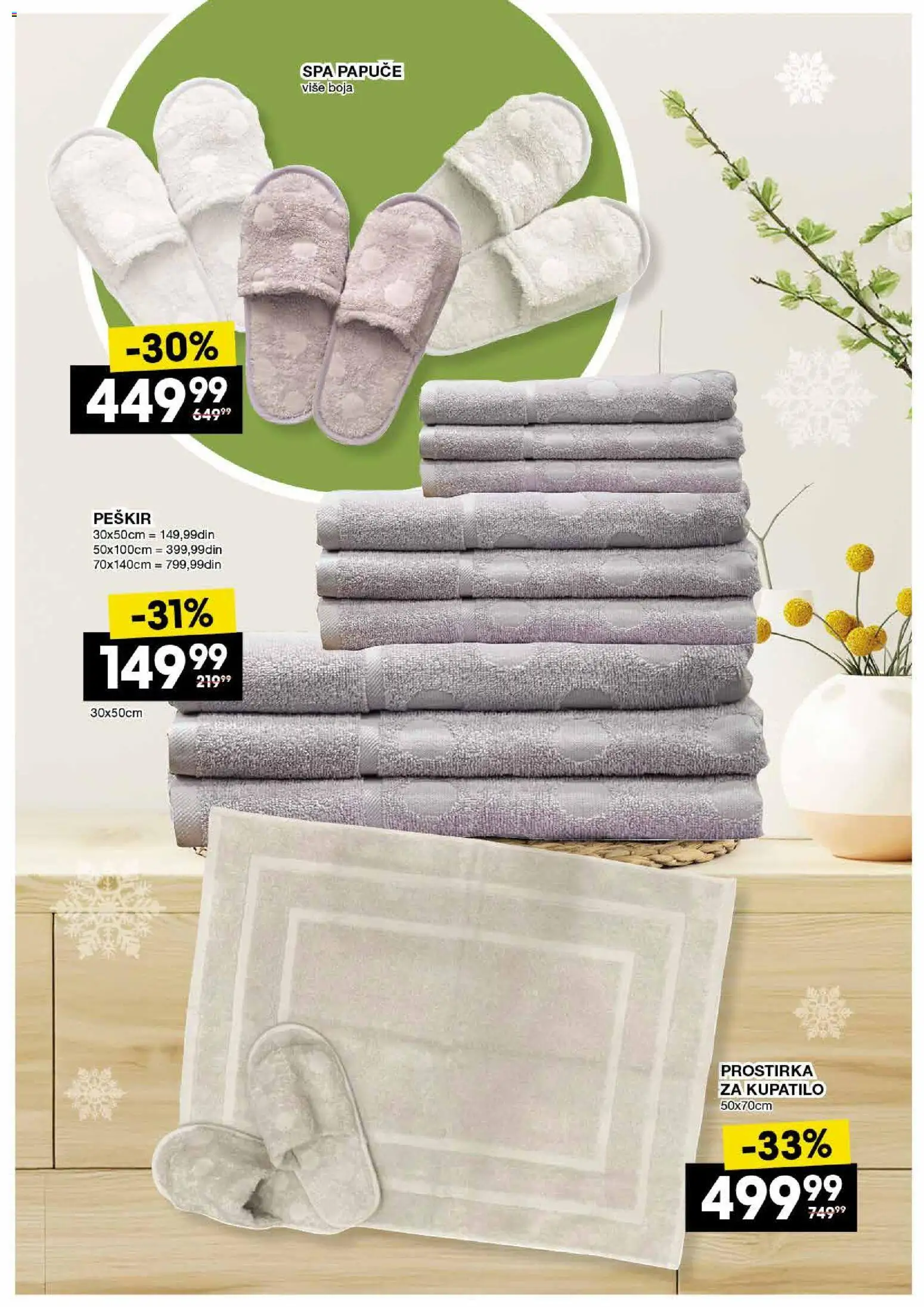 Idea katalog - važi od 15.01.2026 | Strana: 13 | Proizvode: Papuče, Kupatilo, Peškir