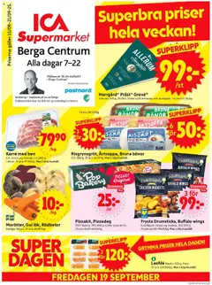 ICA Supermarket - Linköping - Förhandsvisning av reklamblad från butik ICA Supermarket aktuell från 15.09.2025