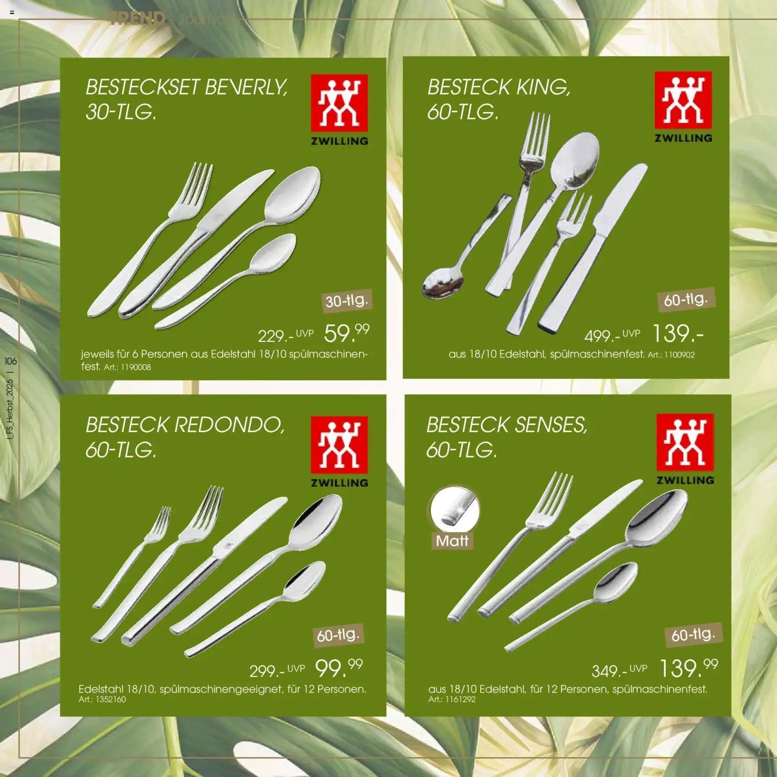 Zurbrüggen - Zurbrüggen: Raum für neue Lieblingsstücke – gültig ab 19.10.2025 | Seite: 106