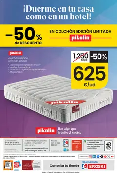 Vista previa Eroski Qué tecno válido desde el 23.04.2026 | Página: 8 | Productos: Té, Colchon
