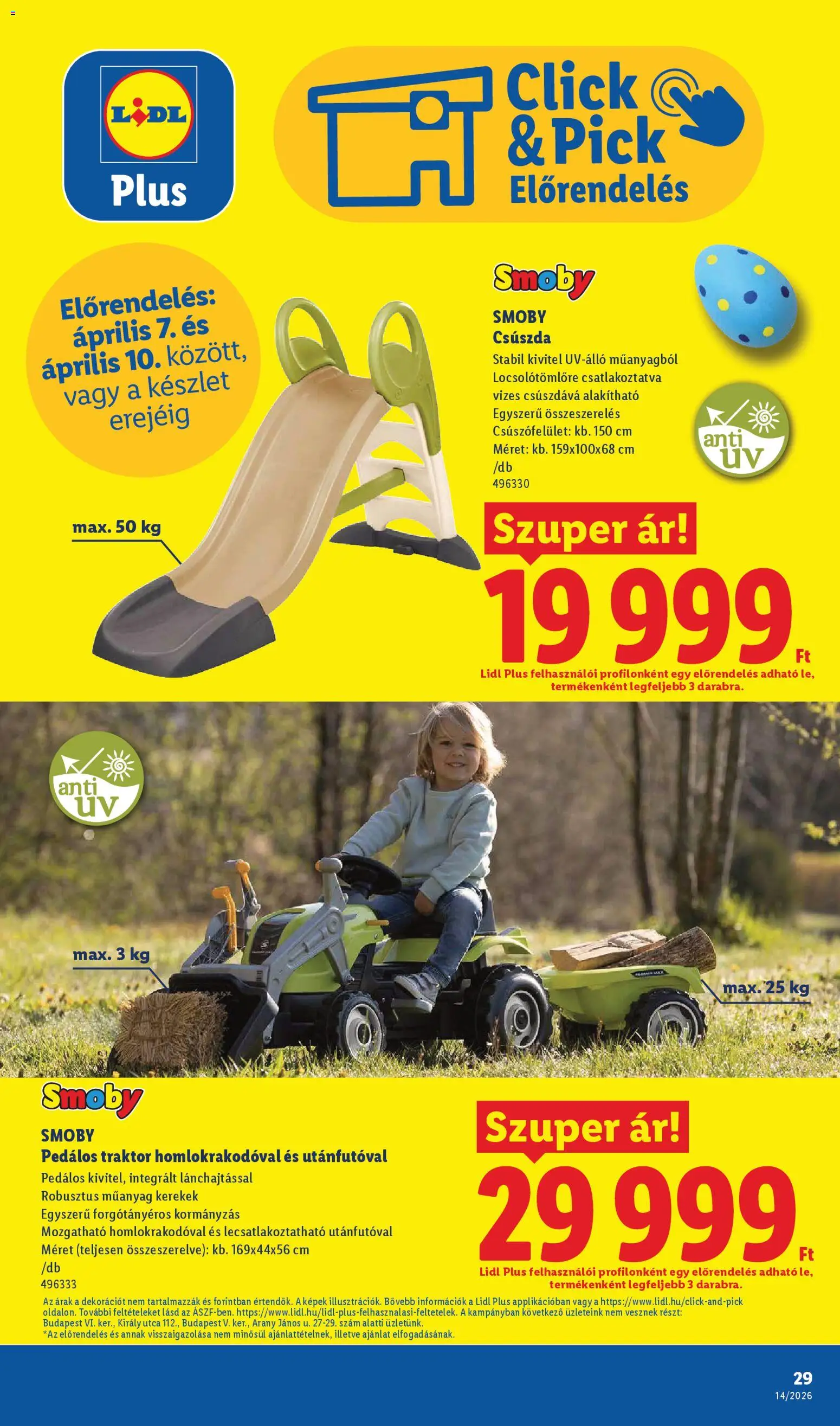 Lidl akciós ujság - amely érvényes a következő dátumtól: 01.04.2026 | Oldal: 29