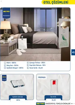 30.12.2025 tarihinden itibaren geçerli olan Metro kataloğu önizlemesi | Sayfa: 45 | Ürünler: Çamaşır torbası, Terlik, Ayakkabı çekeceği