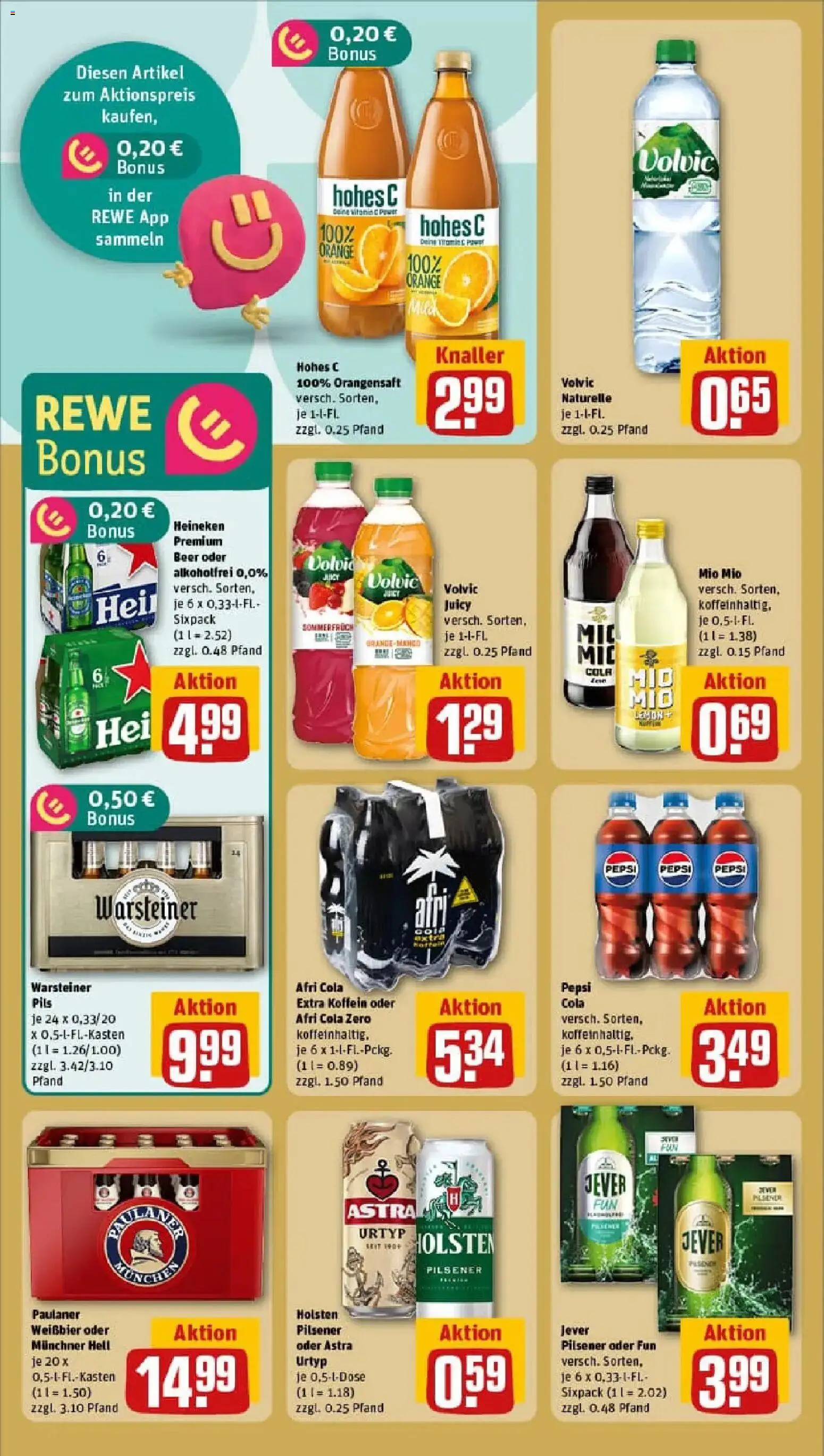 Rewe prospekt Bovenden	 – gültig ab 10.11.2025 | Seite: 20 | Produkte: Astra, Orangensaft, Warsteiner, Jever