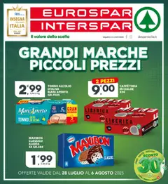 Anteprima del volantino Eurospar Sicilia catalogo valido a partire dal 28.07.2025