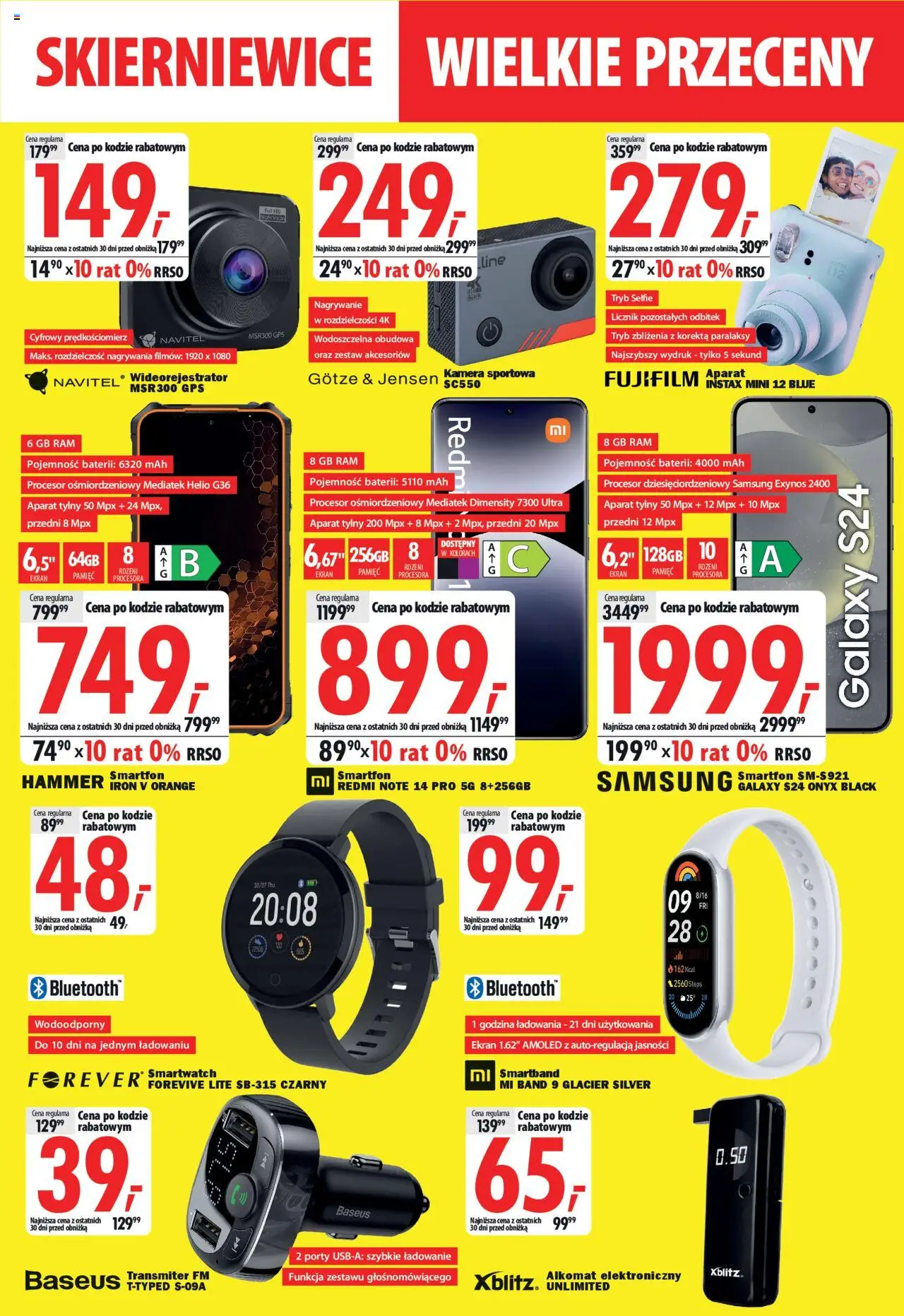 Mediaexpert Gazetka - Wielkie przeceny Skierniewice od 23.10.2025 | Strona: 4 | Produkty: Smartfon, Smartwatch, Smartband