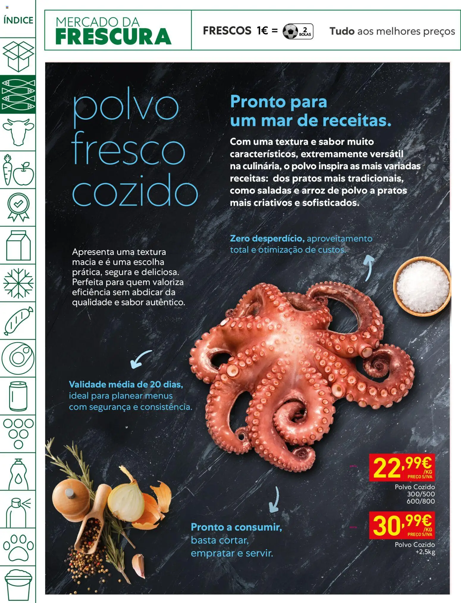 Recheio folheto │ válido de 31.03.2026 | Página: 8 | Produtos: Pratos, Polvo, Saladas, Arroz