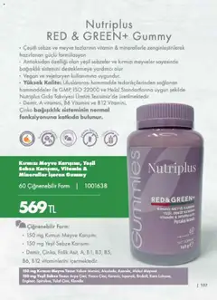 Farmasi Katalog - 01.08.2025 tarihinden itibaren geçerlidir | Sayfa: 107 | Ürünler: Portakal, Sebze, Meyve, Sebzeler