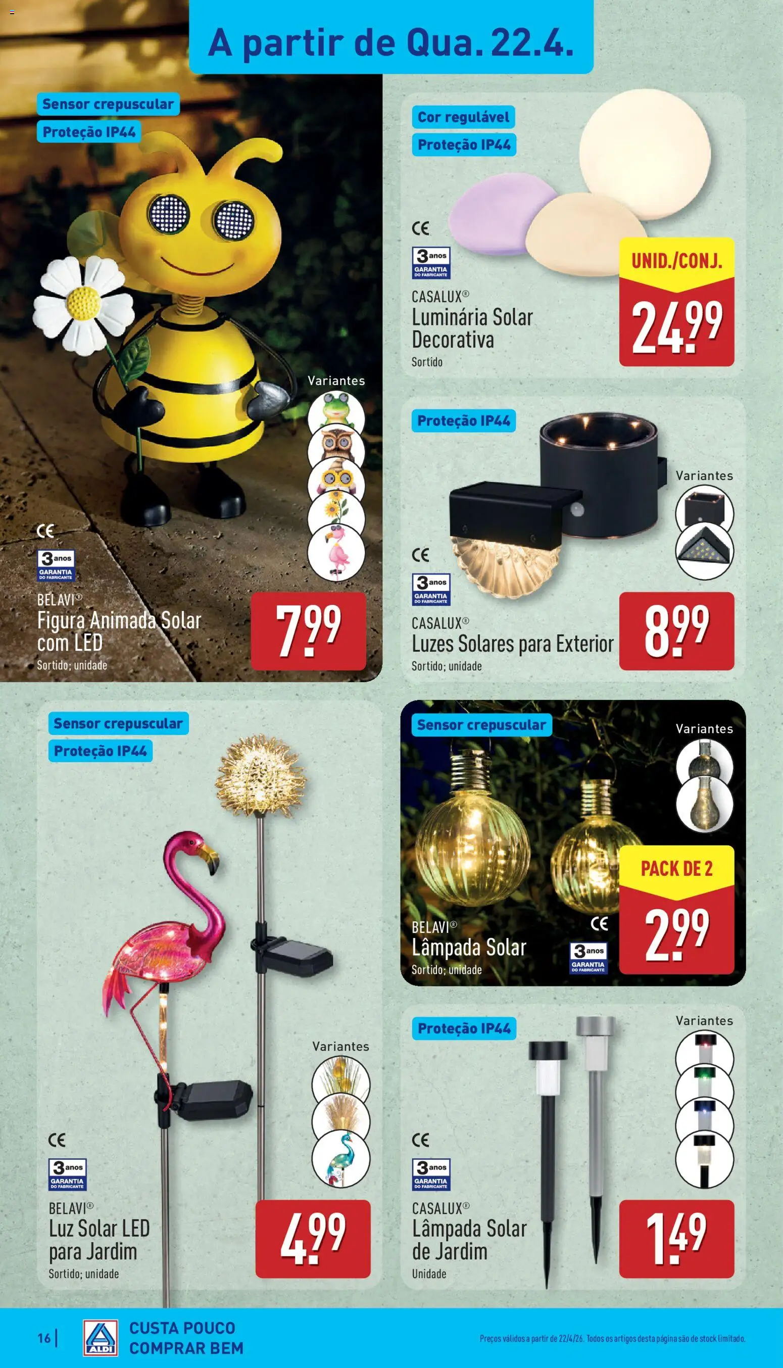 Aldi folheto │ válido de 20.04.2026 | Página: 16 | Produtos: Luminária
