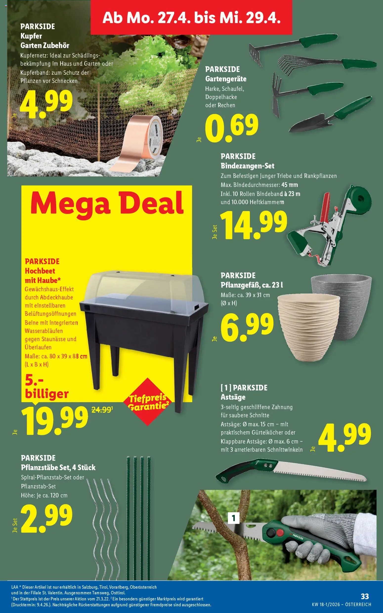 Lidl Flugblatt - Altenmarkt im Pongau, St. Johann im Pongau, Zell am See gültig ab 23.04.2026 | Seite: 38