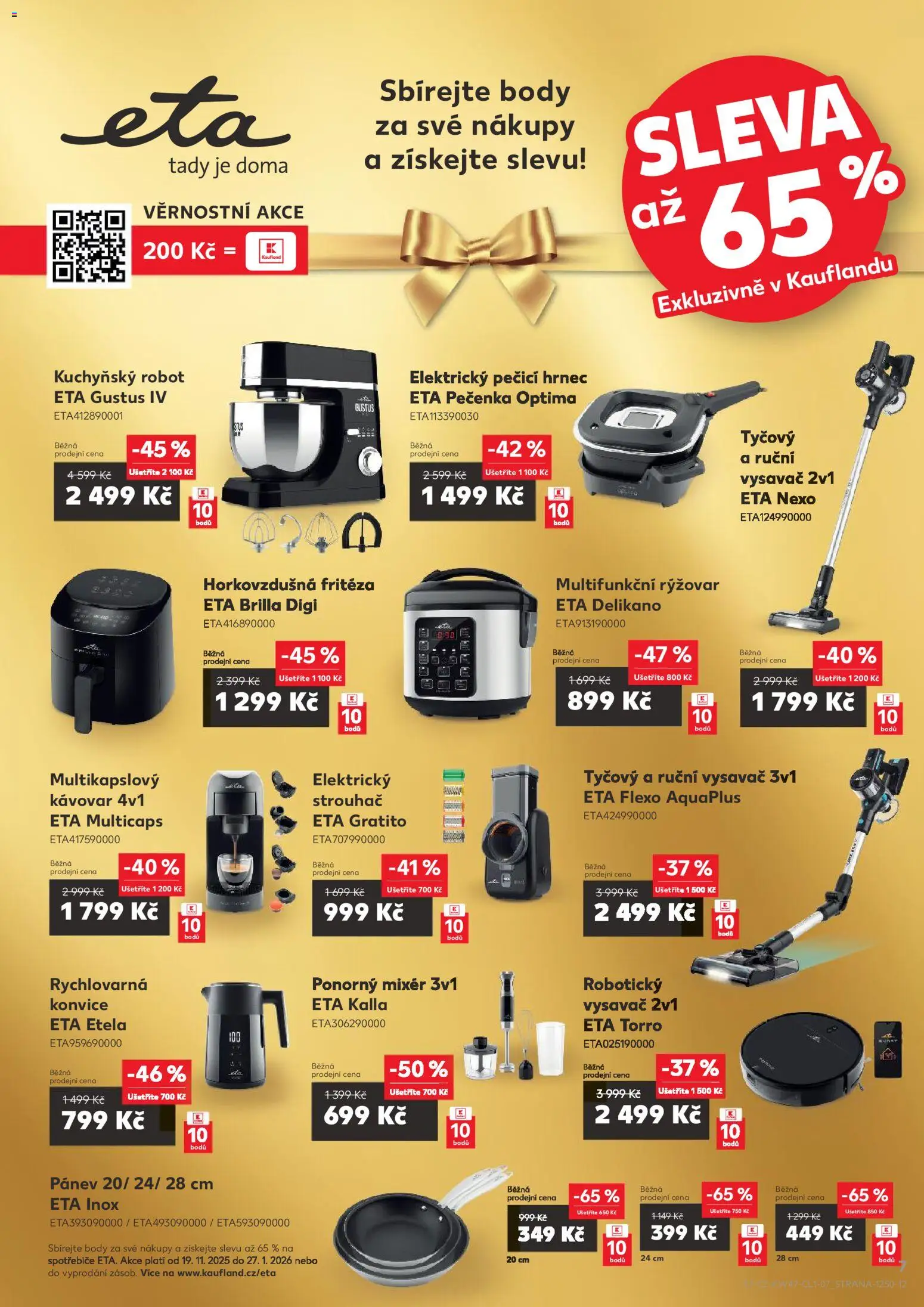 Kaufland leták - Praha 8 od 19.11.2025 | Strana: 7 | Produkty: Kuchyňský robot, Kávovar, Rychlovarná konvice, Mixér