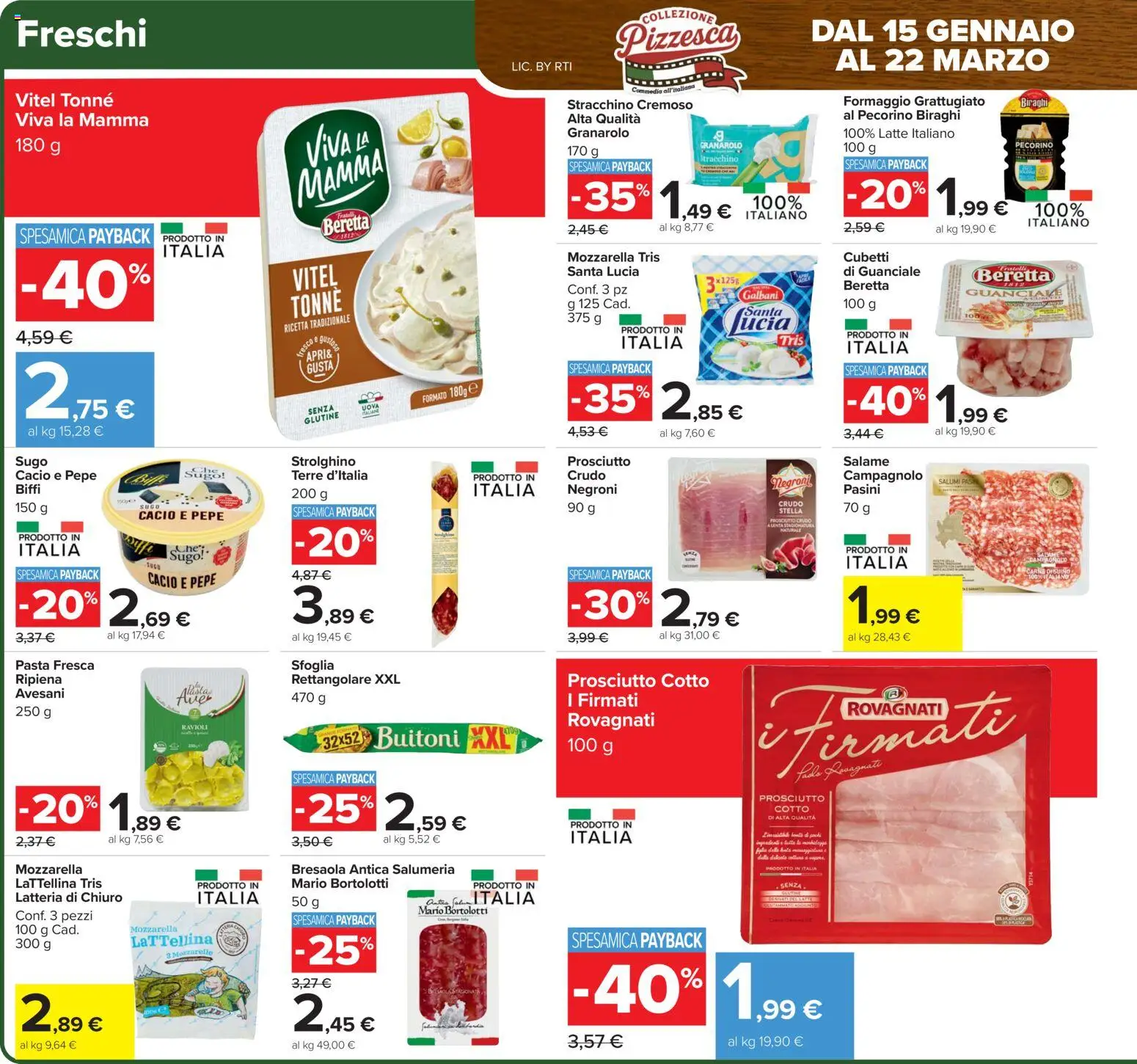 Volantino Carrefour del 17.02.2026 | Pagina: 8 | Prodotti: Bresaola, Pepe, Stracchino, Guanciale