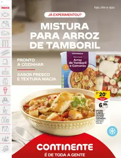 Pré-visualização MISTURA P/ARROZ TAMBORIL/ CAMARÃO S/GLÚTEN CONTINENTE, Mistura para Arroz de Tamboril e Camarão sem Glúten Congelado válido de 21.04.2026 | Página: 2