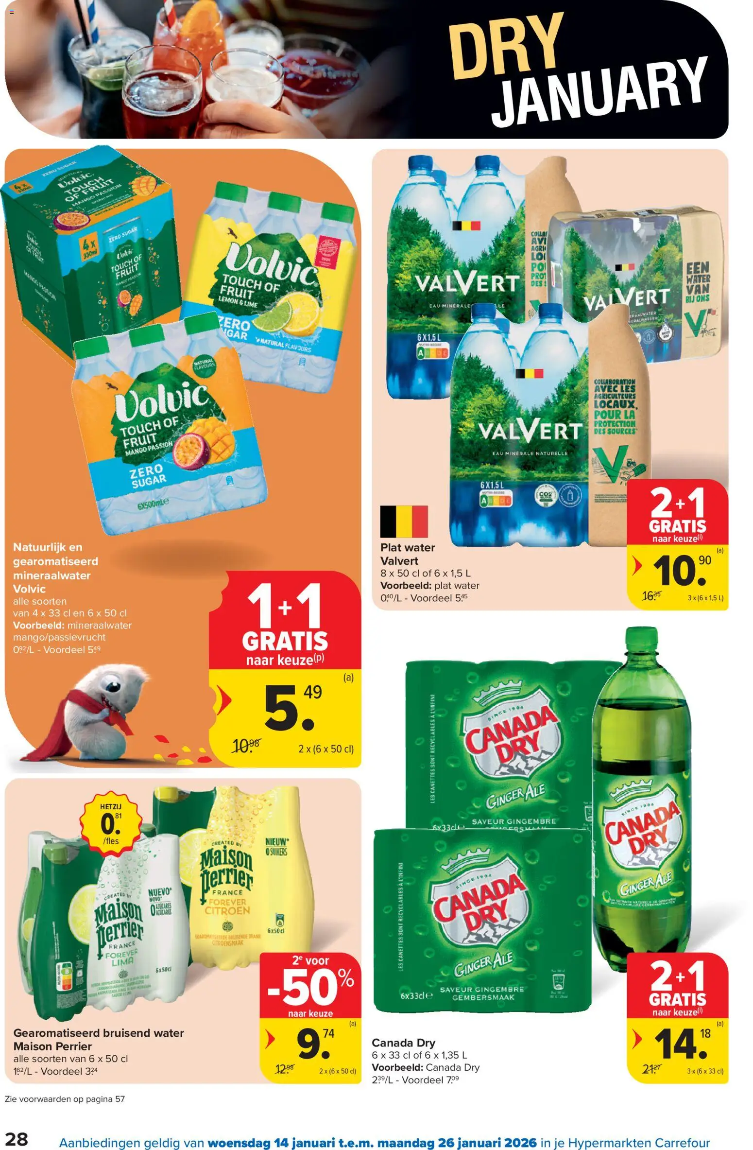 {H1} | Pagina: 28 | Producten: La, Mango, Citroen, Mineraalwater