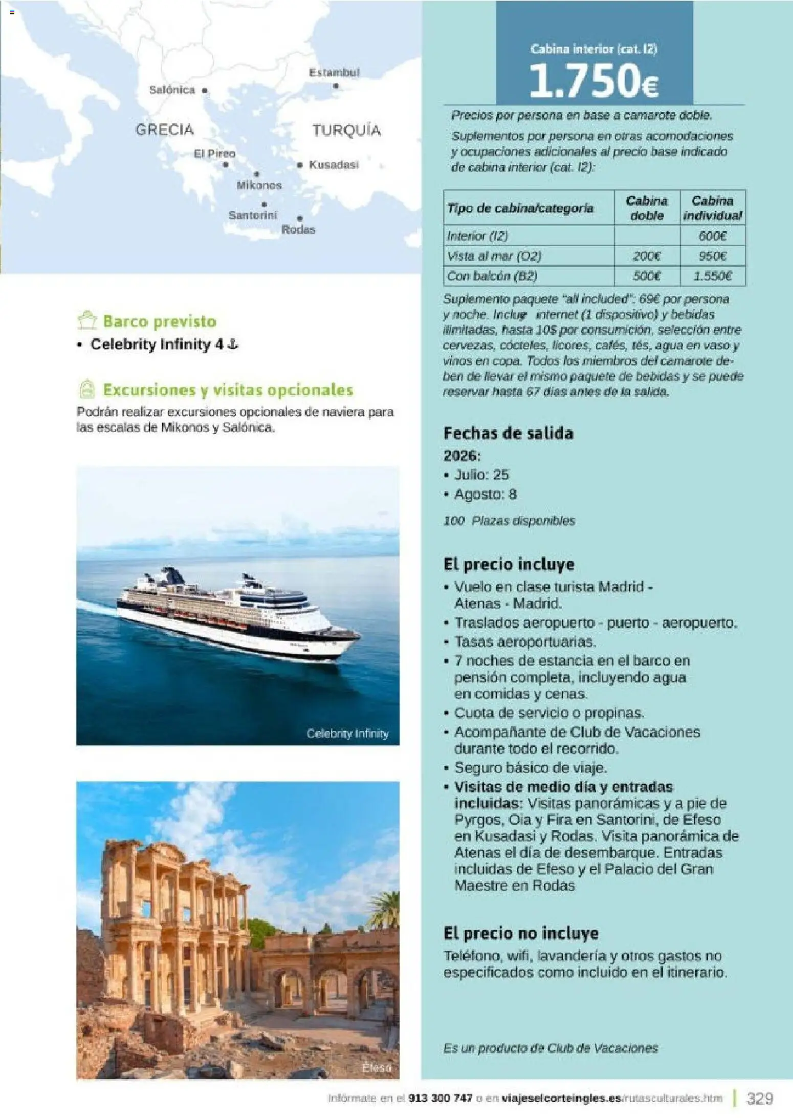 Viajes El Corte Inglés Rutas Culturales de la Comunidad de Madrid │ válido desde el 01.04.2026 | Página: 329