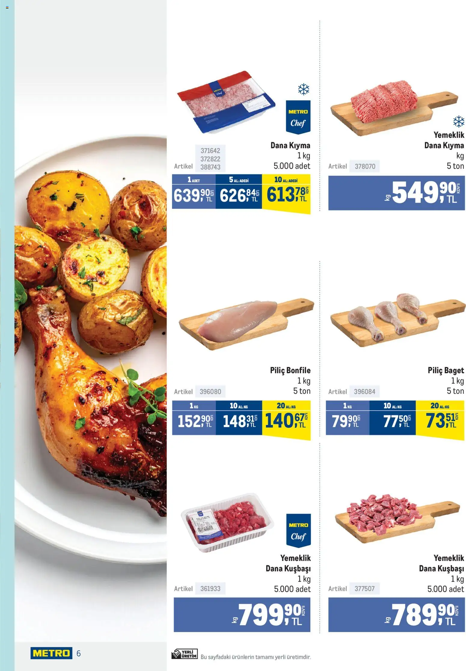 Metro - Lokantalar - 31.12.2025 tarihinden itibaren geçerlidir | Sayfa: 6