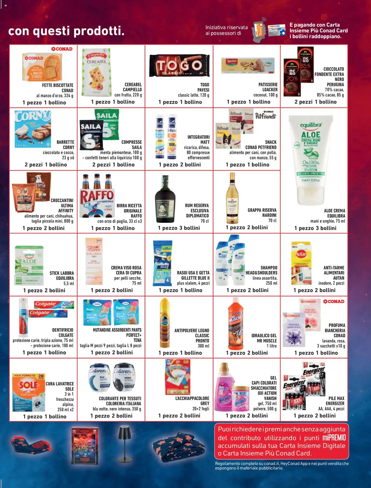 Volantino Conad del 24.10.2025 | Pagina: 11 | Prodotti: Pile, Crema, Menta, Lavanda