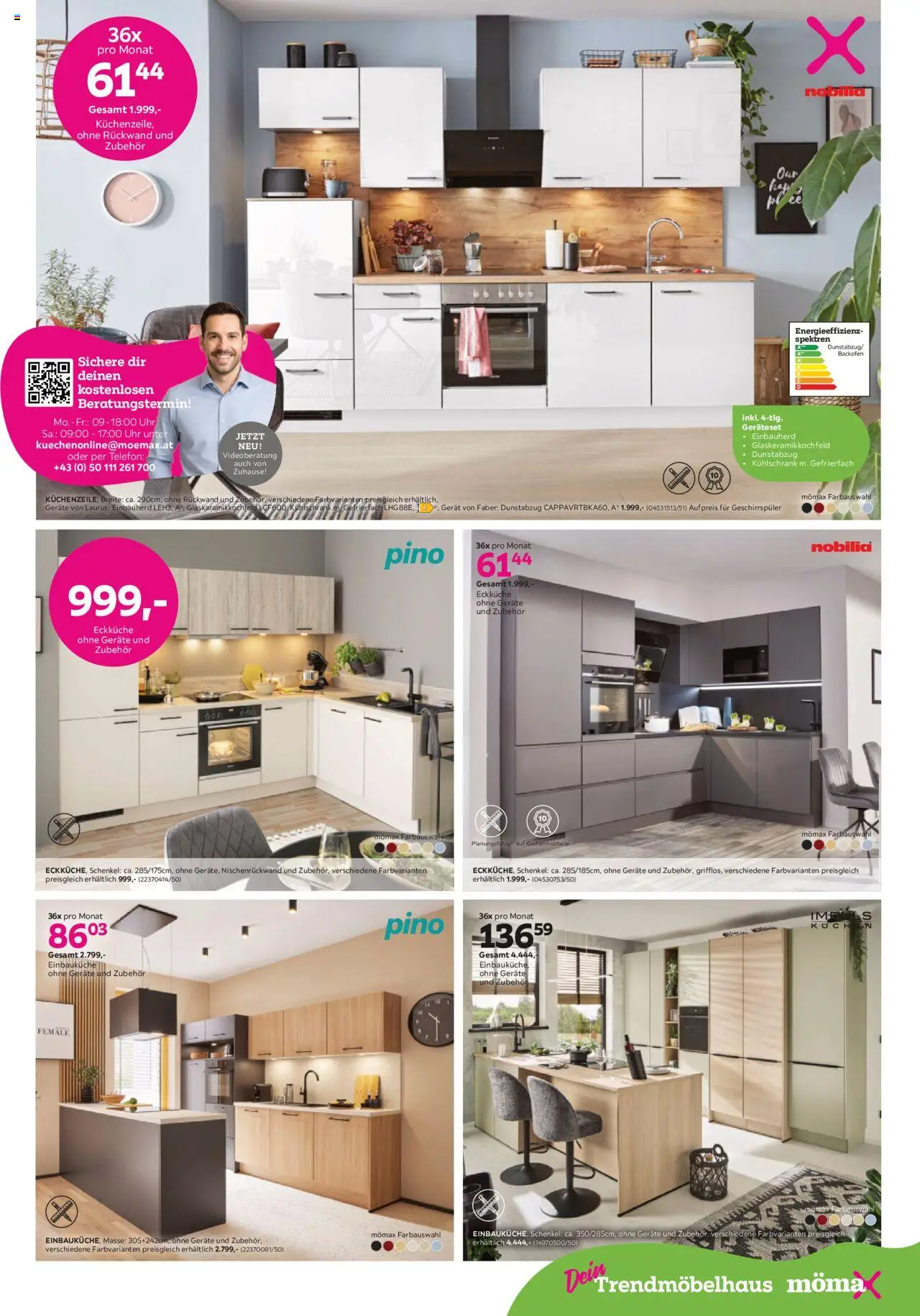Mömax Prospekt aktuell gültig ab 21.10.2025 | Seite: 3 | Produkte: Telefon, Uhr, Kühlschrank, Geschirrspüler