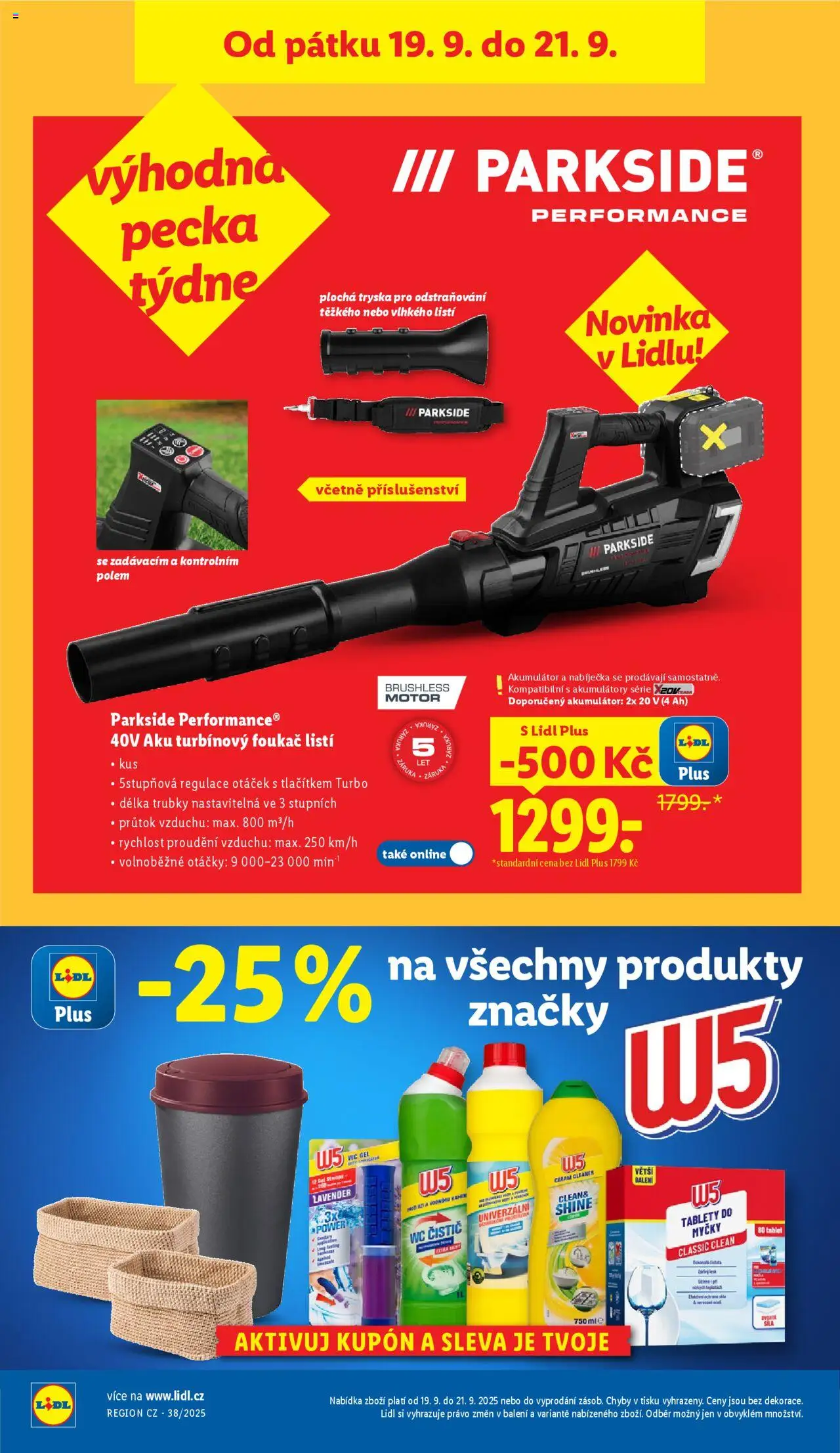 Lidl leták od 18.09.2025 | Strana: 48 | Produkty: Tablety do myčky, Med, Wc, W5