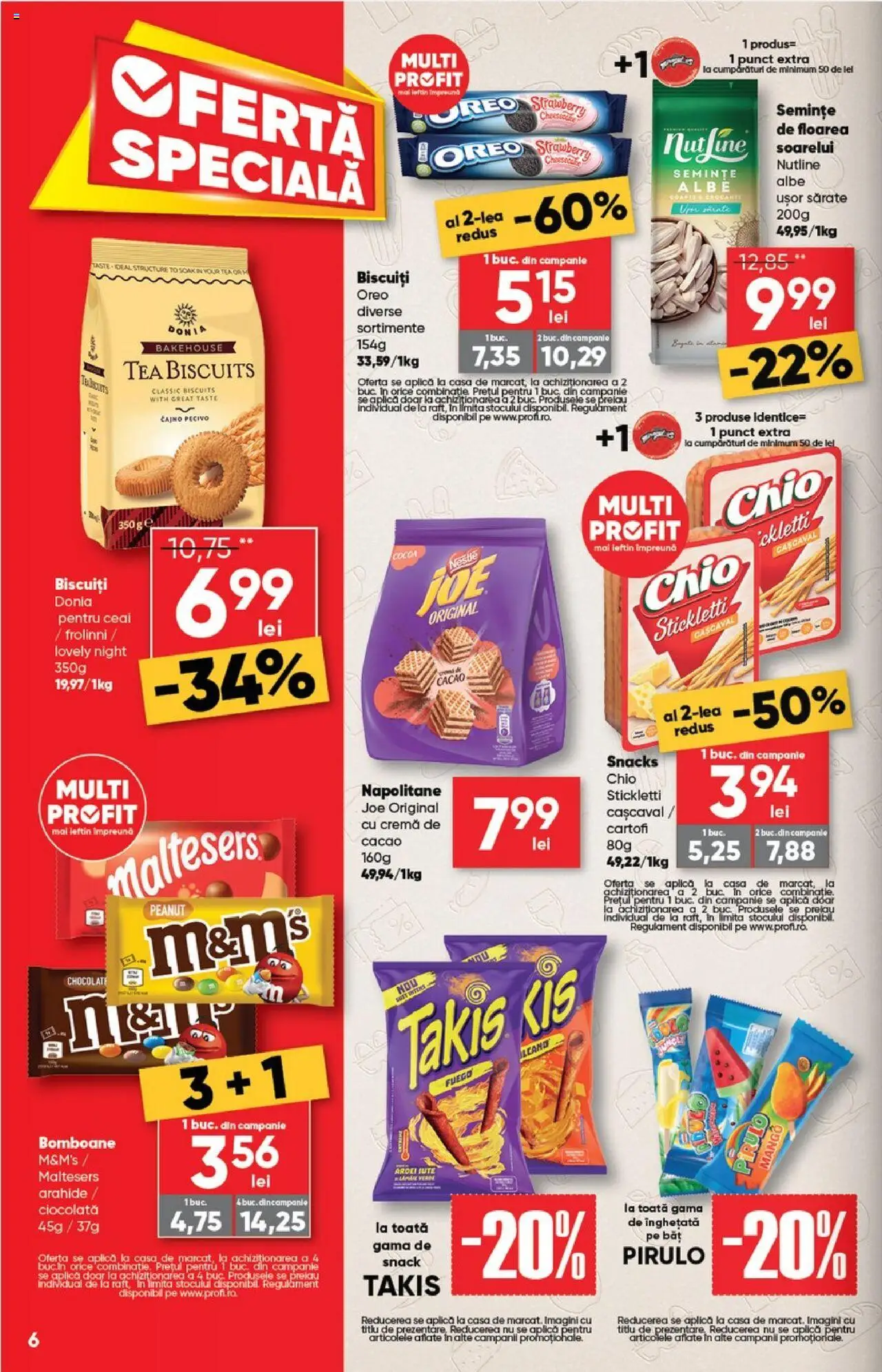 Catalog Profi City nou – valabil de la 20.08.2025 | Pagină: 6 | Produse: Cașcaval, Semințe, Ciocolată, Cartofi
