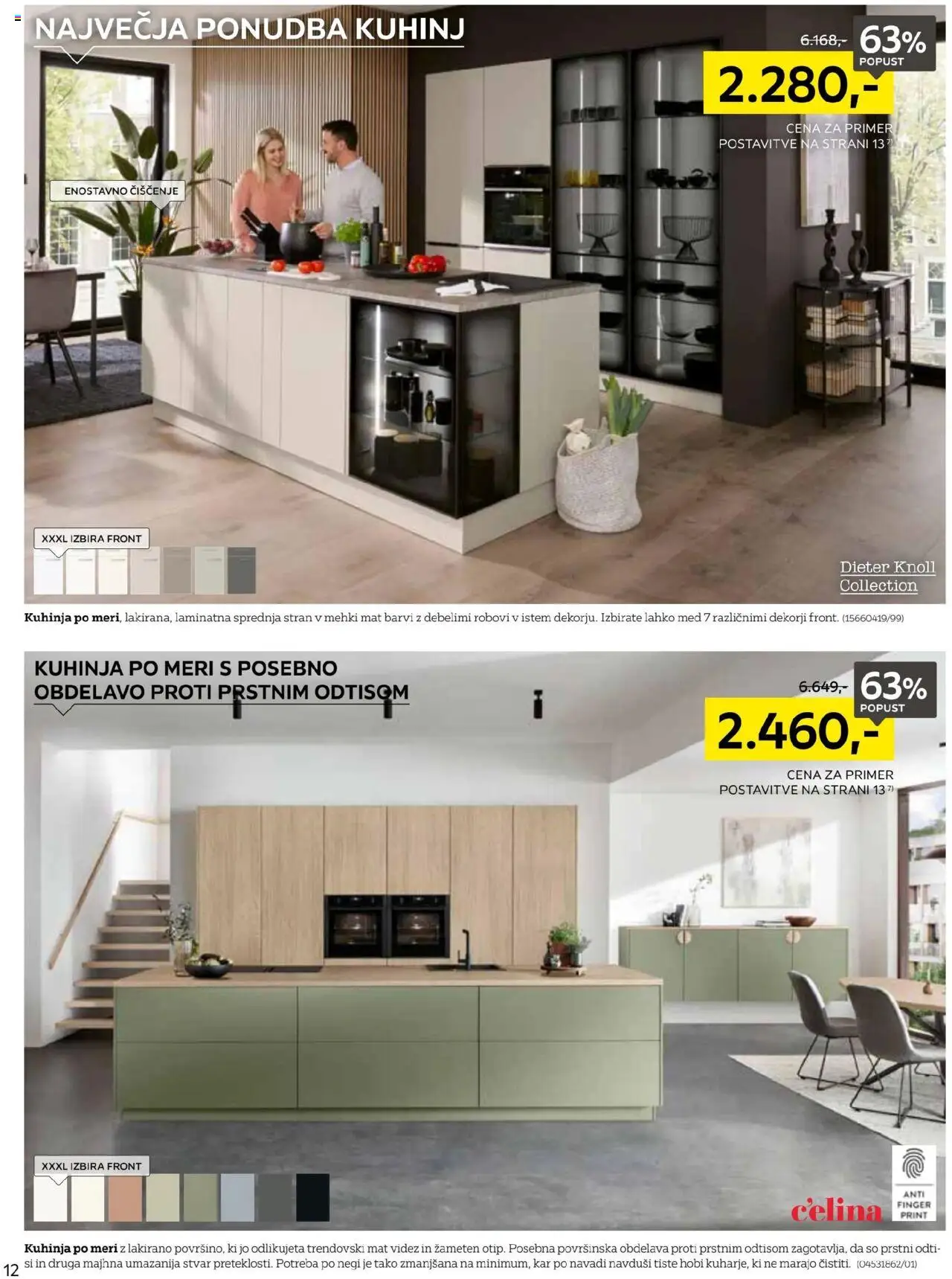 Novi XXXL Lesnina katalog ponudbe – veljaven od 15.09.2025 | Stran: 12 | Izdelki: Kuhinja