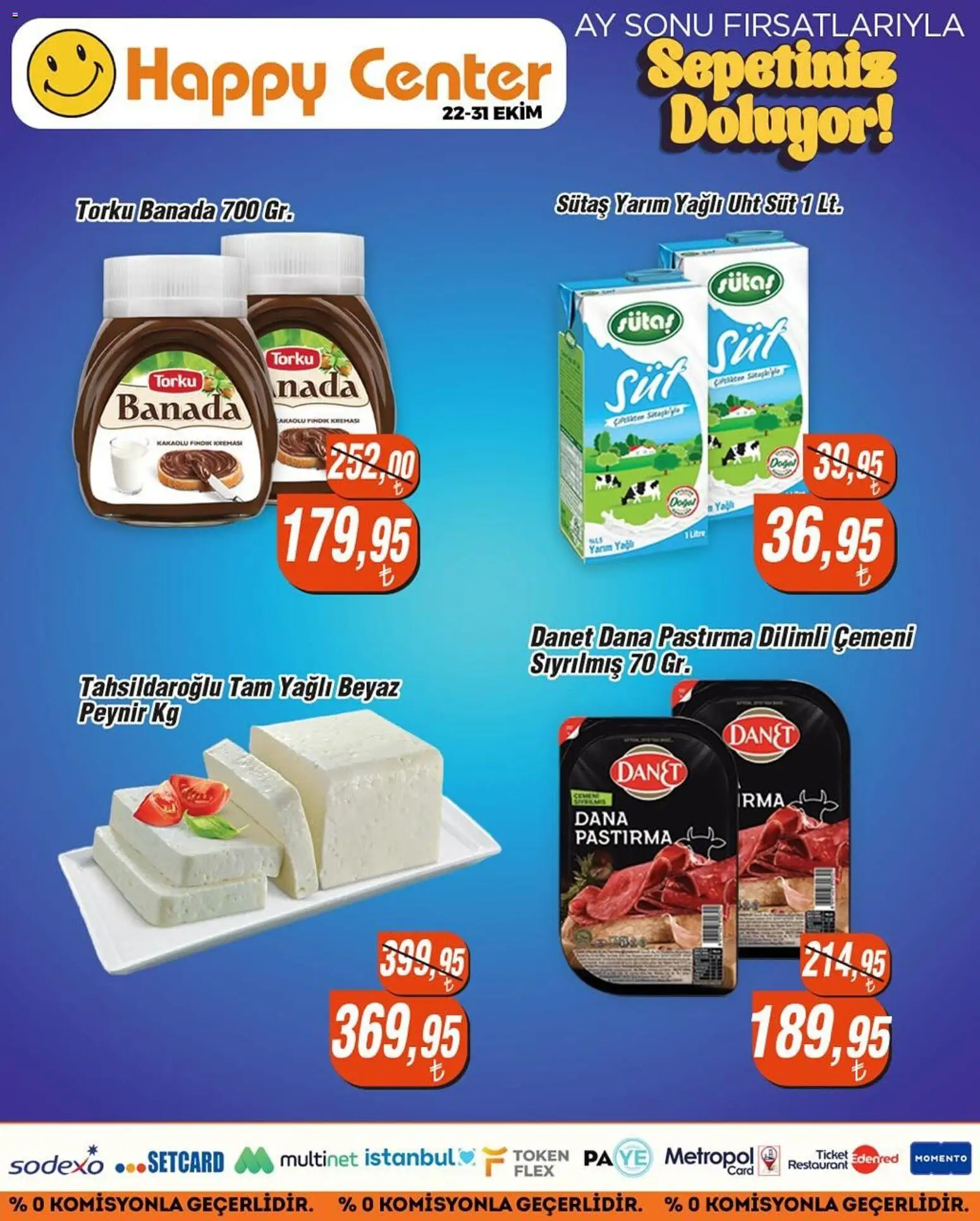 Happy Center Katalog - 22.10.2025 tarihinden itibaren geçerlidir | Sayfa: 3 | Ürünler: Süt, Peynir, Fındık