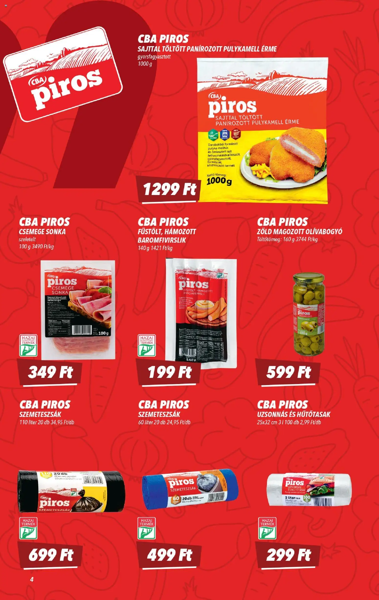 CBA akciós ujság - amely érvényes a következő dátumtól: 12.02.2026 | Oldal: 4