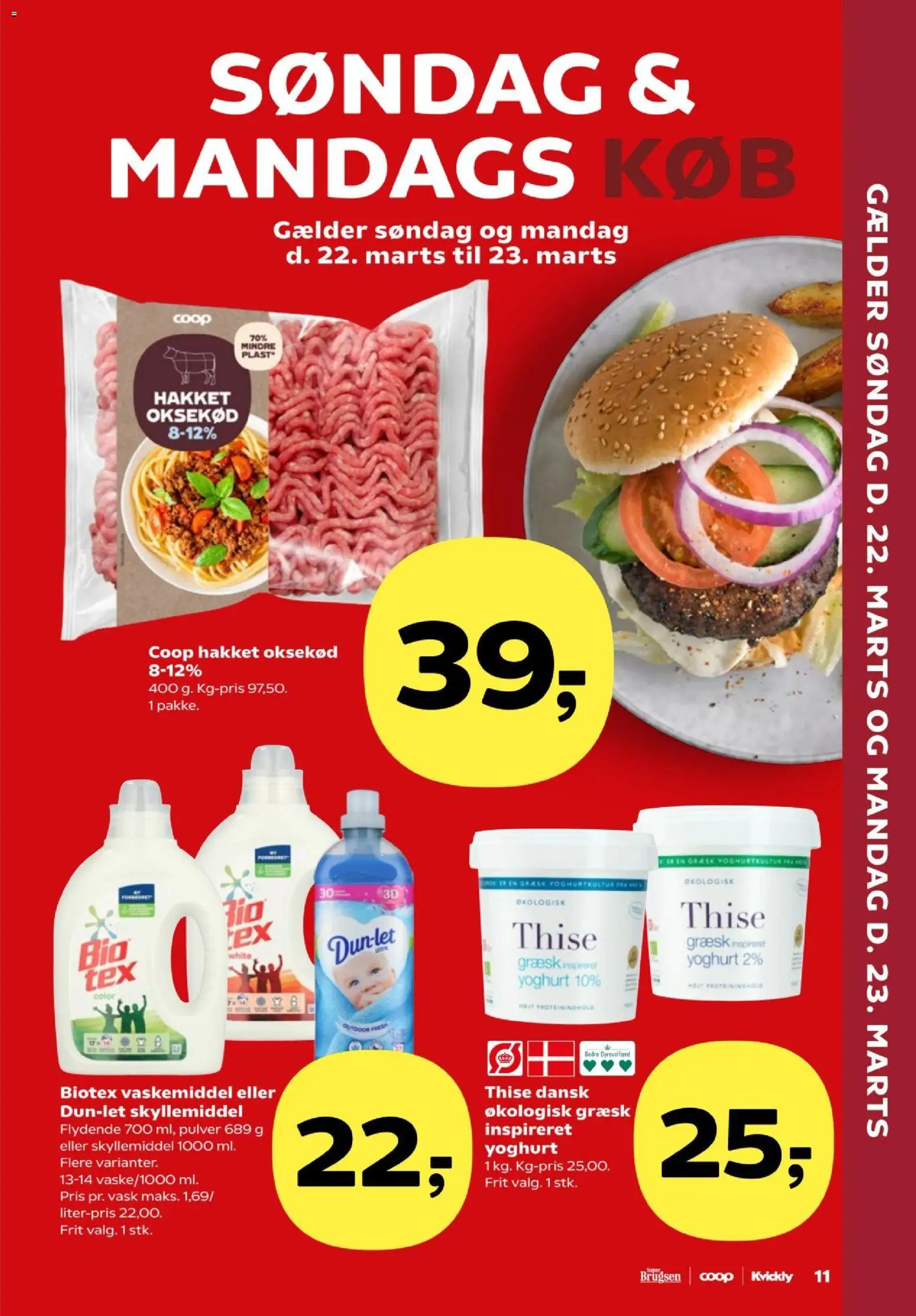 🛍️ Kvickly - Tilbudsavis uge 12 fra 20/03/2026 » Se eksklusive tilbud og spar penge i dag! 💰 | Danmark