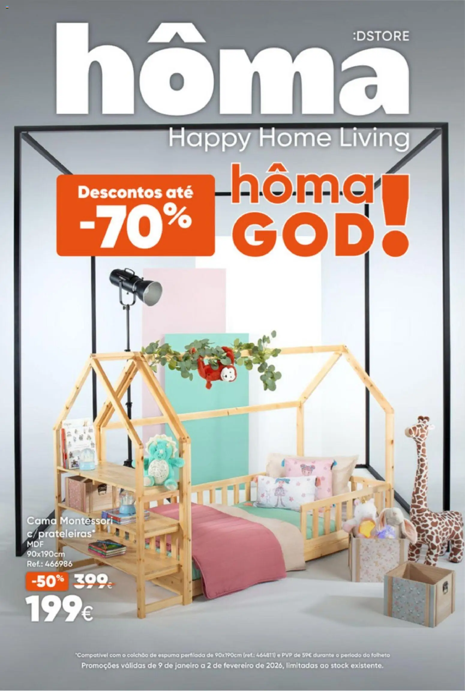 Hôma Catálogo │ válido de 09.01.2026 | Página: 1 | Produtos: Cama, Colchão