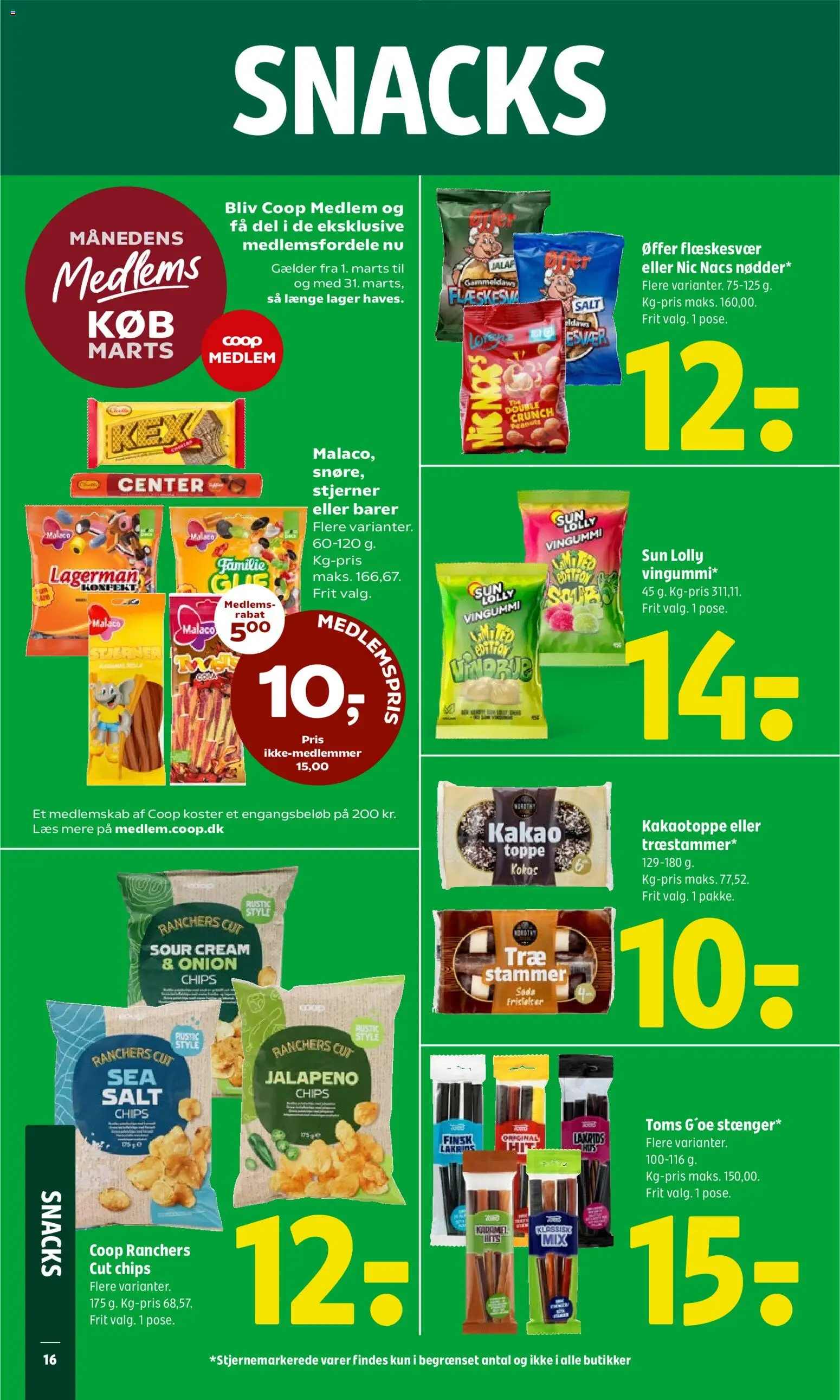 Coop 365 tilbudsavis – gyldig fra 12.03.2026 | Side: 18 | Produkter: Salt, Kakao, Lakrids, Toppe