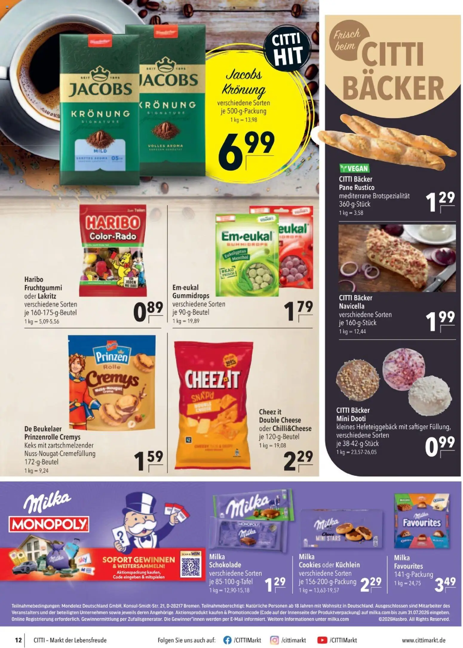 CITTI tilbudsavis – gyldig fra 08.04.2026 | Side: 12 | Produkter: Cookies