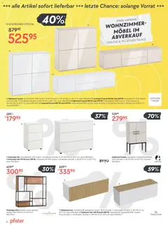 Pfister Aktionen ab 27.01.2026 gültig | Seite: 8 | Produkte: Kommode, Sideboard, Wandregal, Lowboard