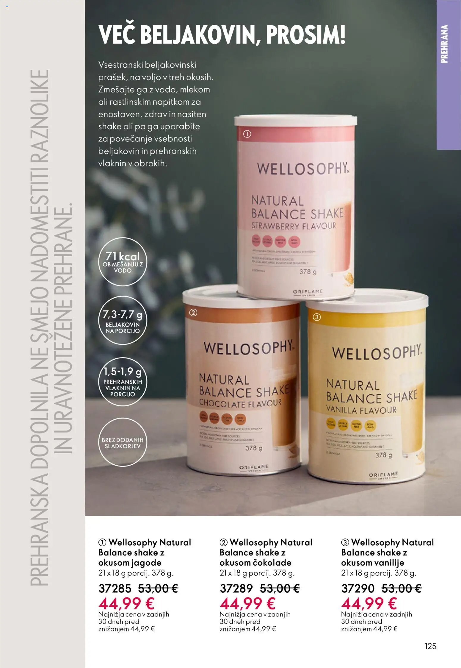 Novi Oriflame katalog ponudbe – veljaven od 11.03.2026 | Stran: 125 | Izdelki: Prehranska dopolnila, Jagode