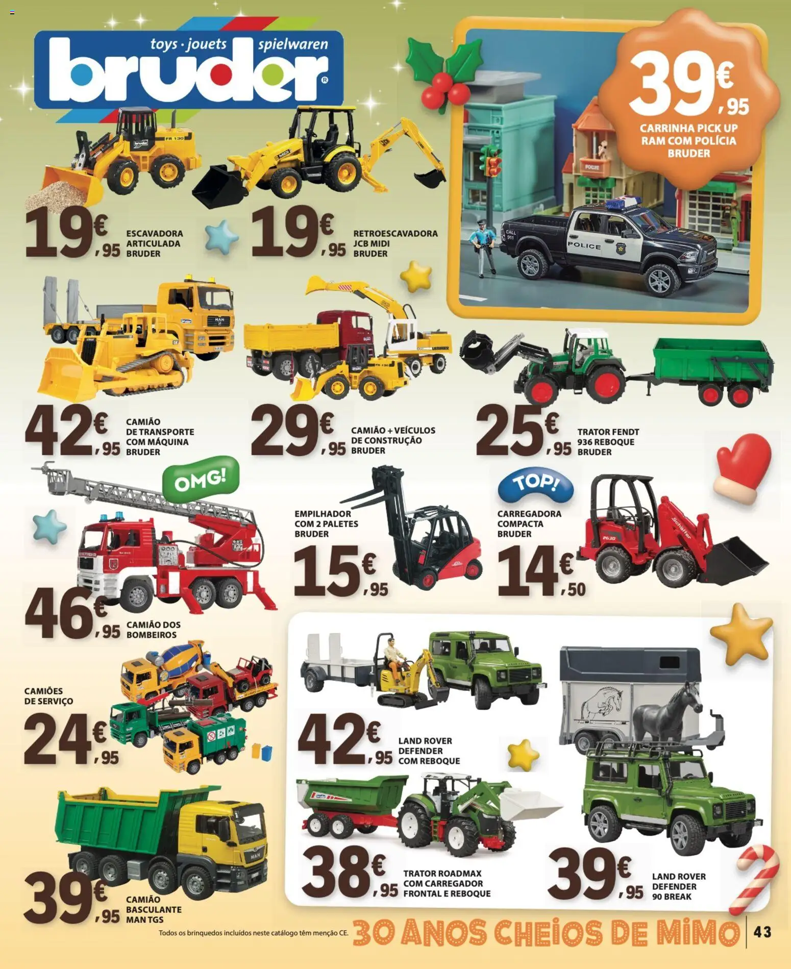 E.Leclerc Brinquedos de Natal │ válido de 11.11.2025 | Página: 43 | Produtos: Top