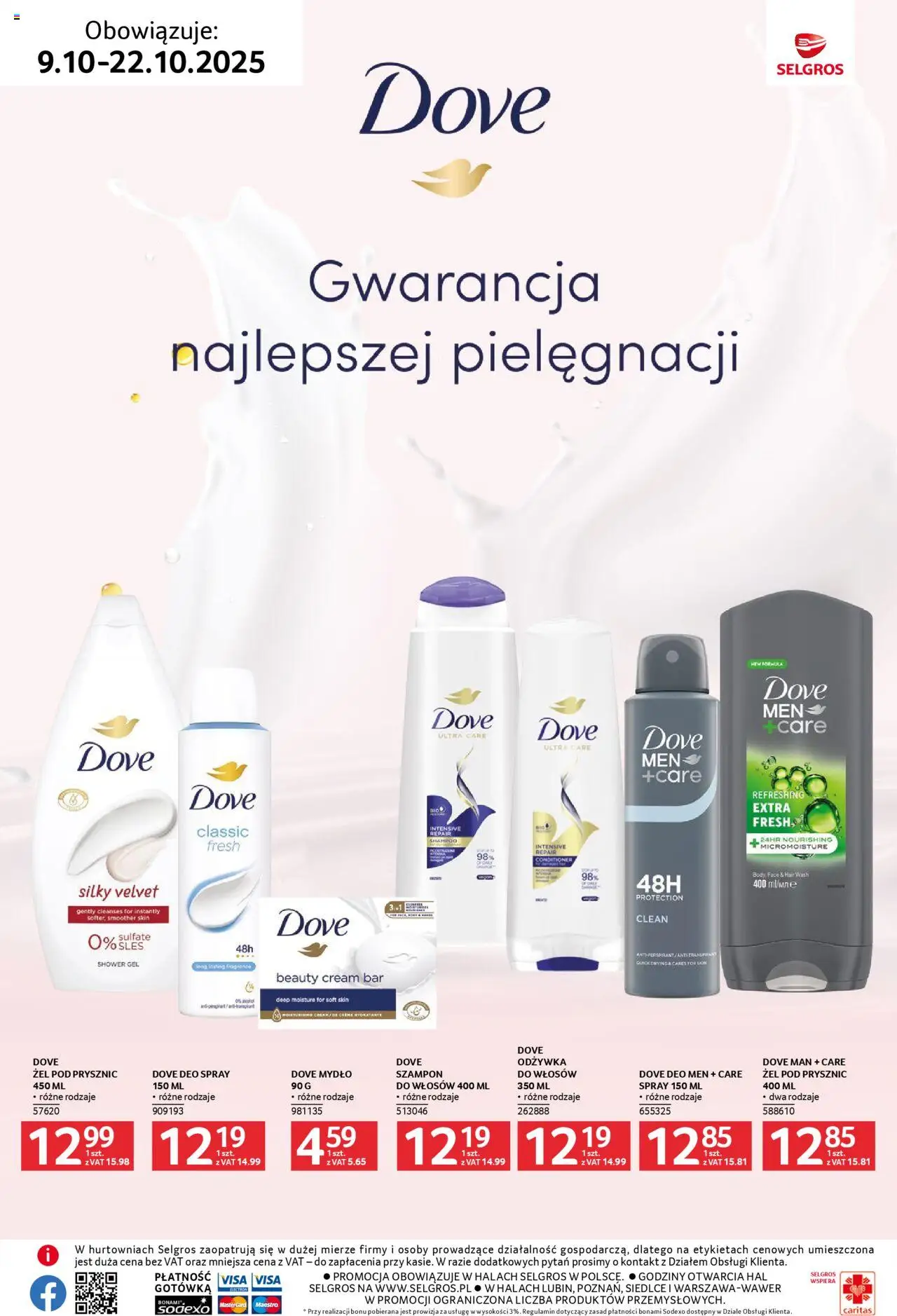 Selgros cash&carry Gazetka - Uroda od 09.10.2025 | Strona: 5 | Produkty: Prysznic, Szampon, Odżywka, Mydło
