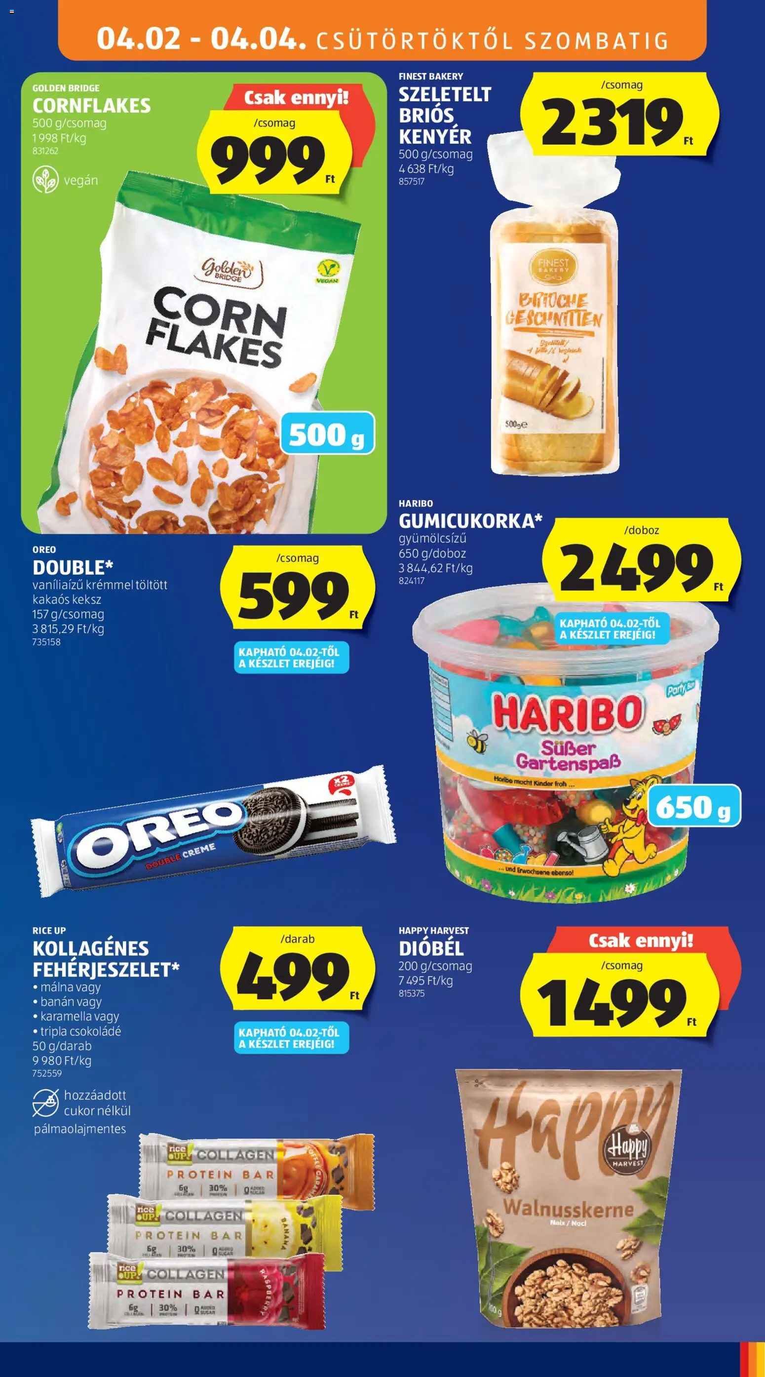 Aldi akciós ujság - amely érvényes a következő dátumtól: 02.04.2026 | Oldal: 17 | Termékek: Málna, Protein, Vegán, Keksz