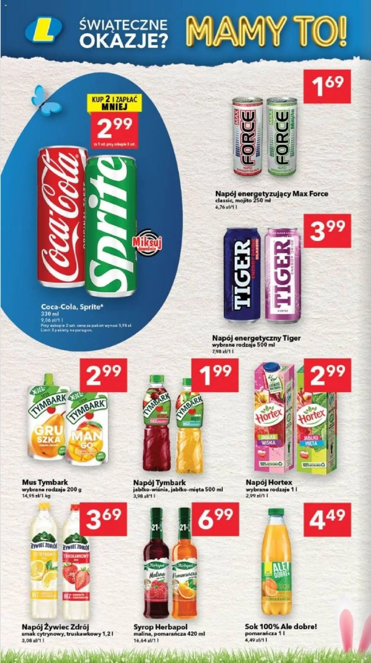 Lewiatan gazetka - Bydgoszcz od 12.03.2026 | Strona: 12 | Produkty: Syrop, Malina, Sprite, Sok